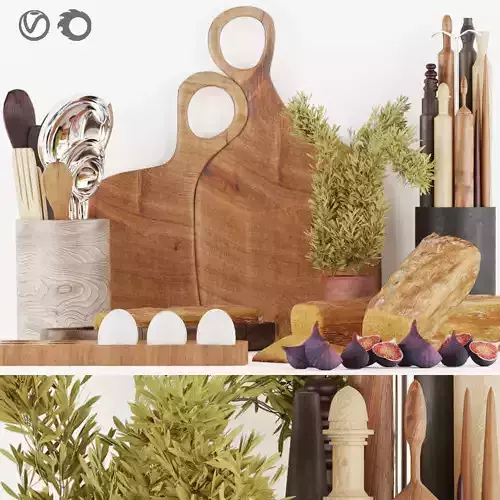 furniture kitchen vol 1 3D model