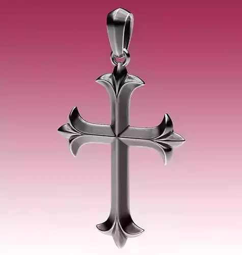 Cross Fleur De Lis