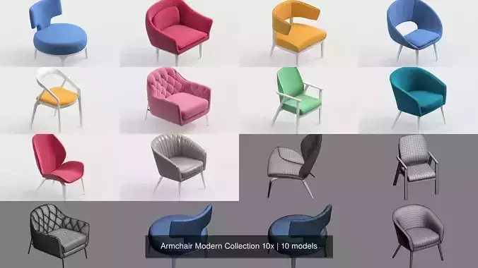 Armchair Modern Collection 10x