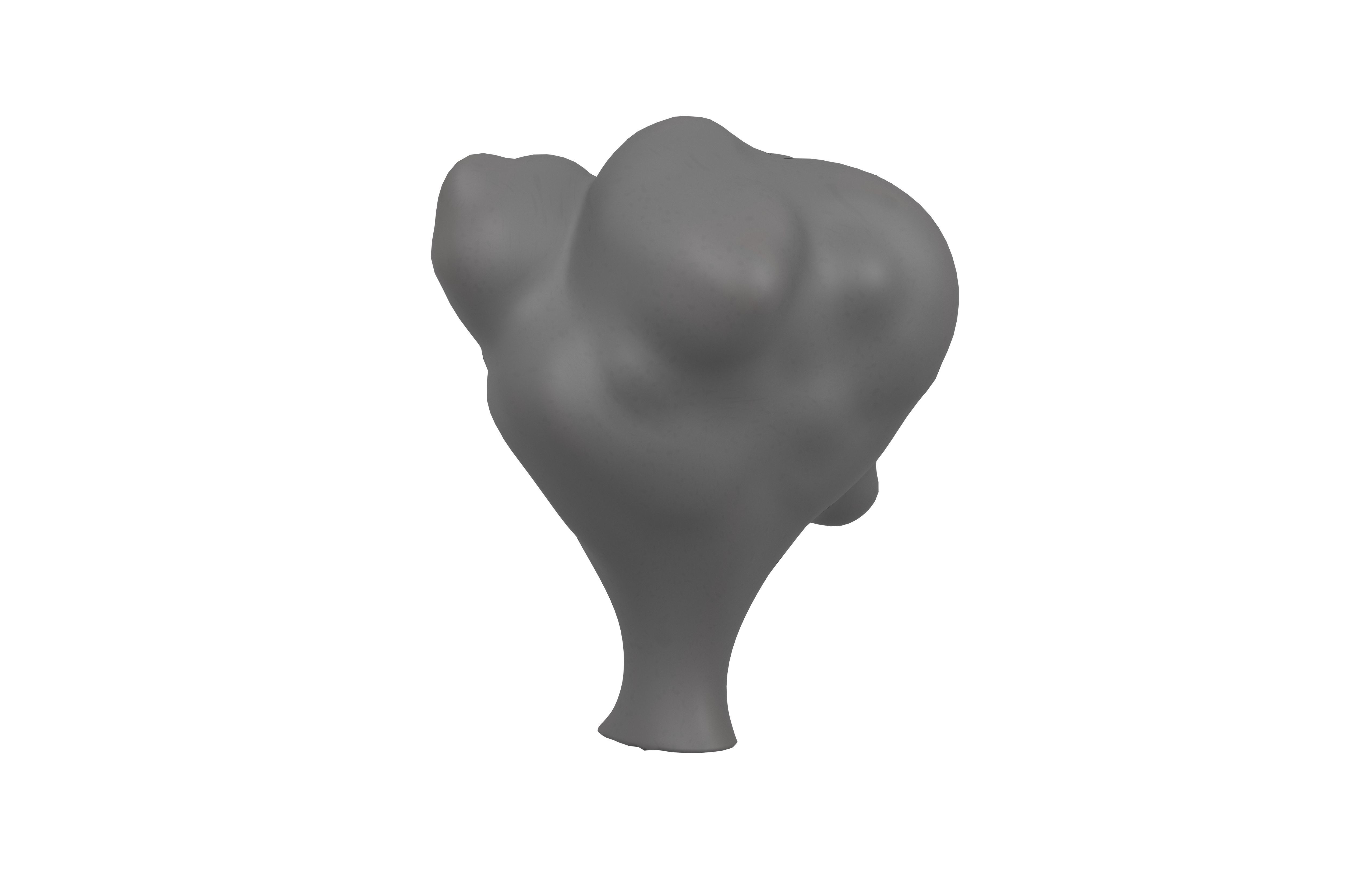 Cartoon Boom Cloud v1 003 Low-poly 3D model_1