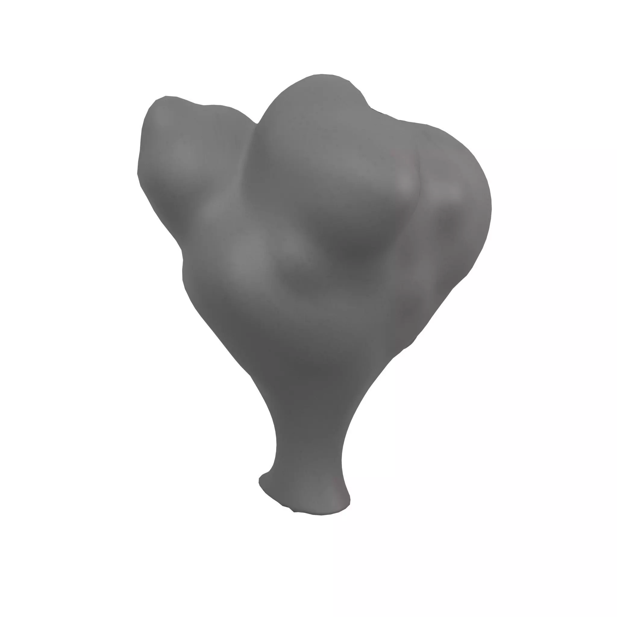 Cartoon Boom Cloud v1 003 Low-poly 3D model_0