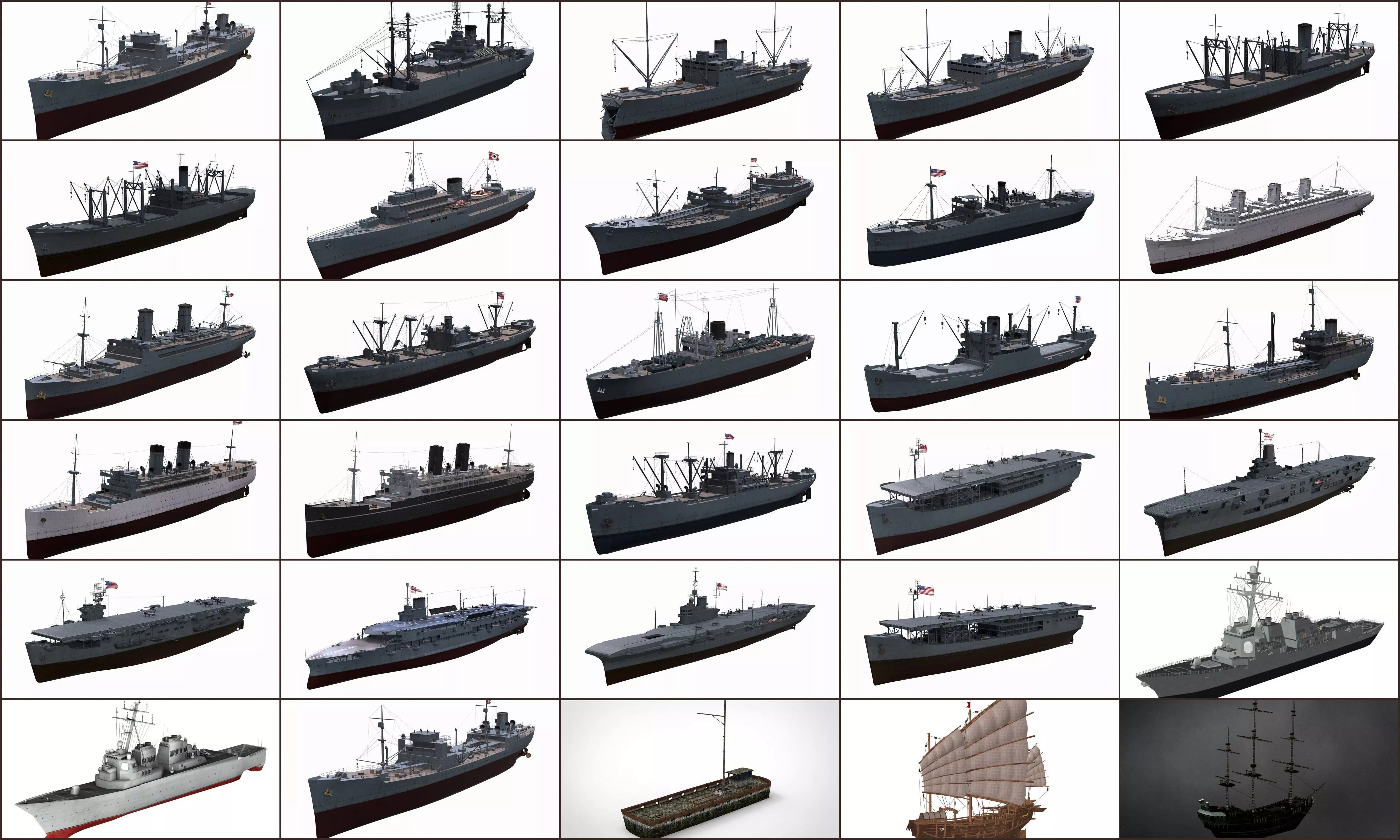 Collection 29 model Ship  3D model_0