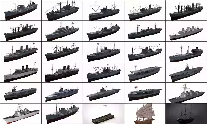 Collection 29 model Ship 