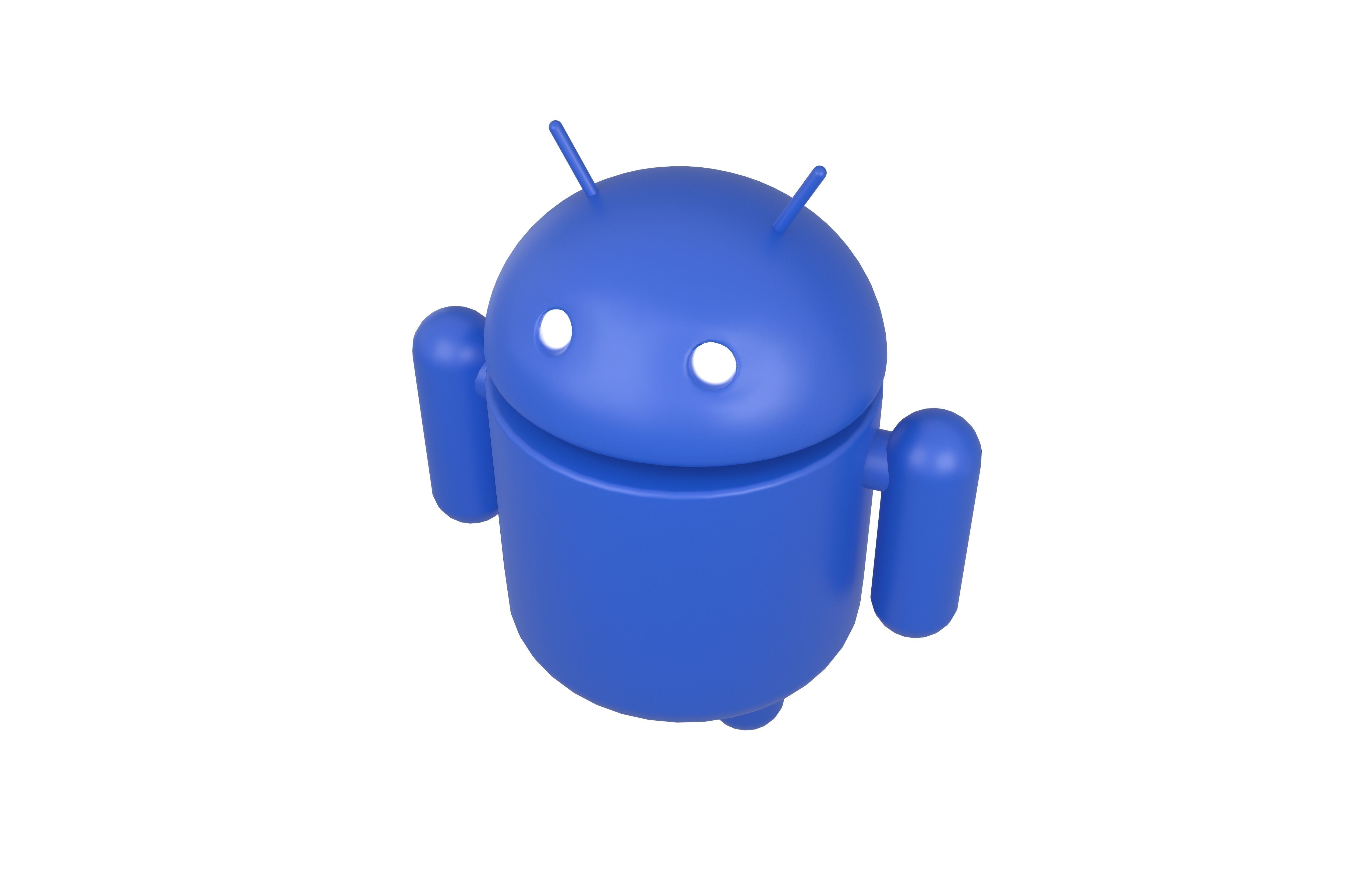 Android Robot v1 002 Free low-poly 3D model_2