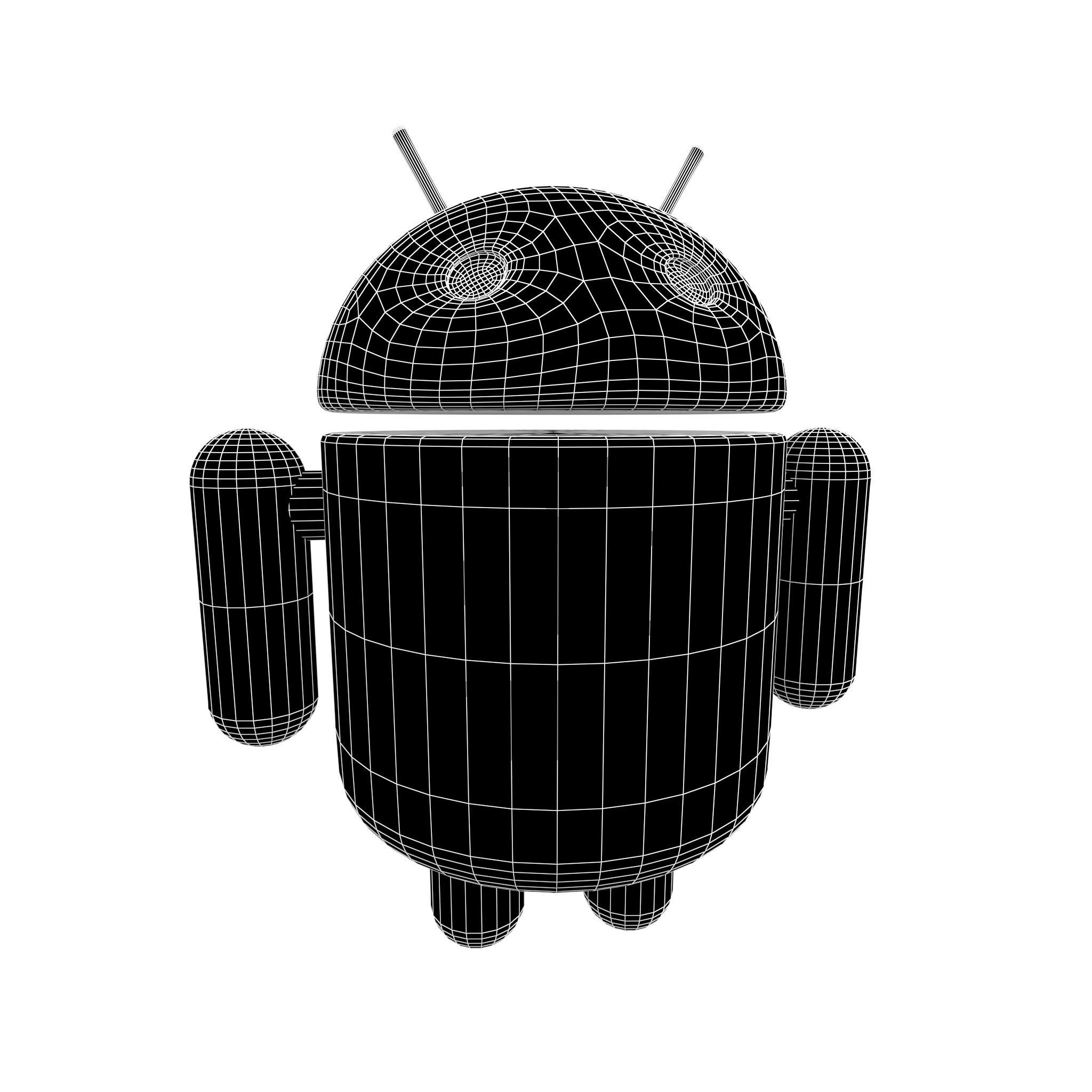 Android Robot v1 002 Free low-poly 3D model_4