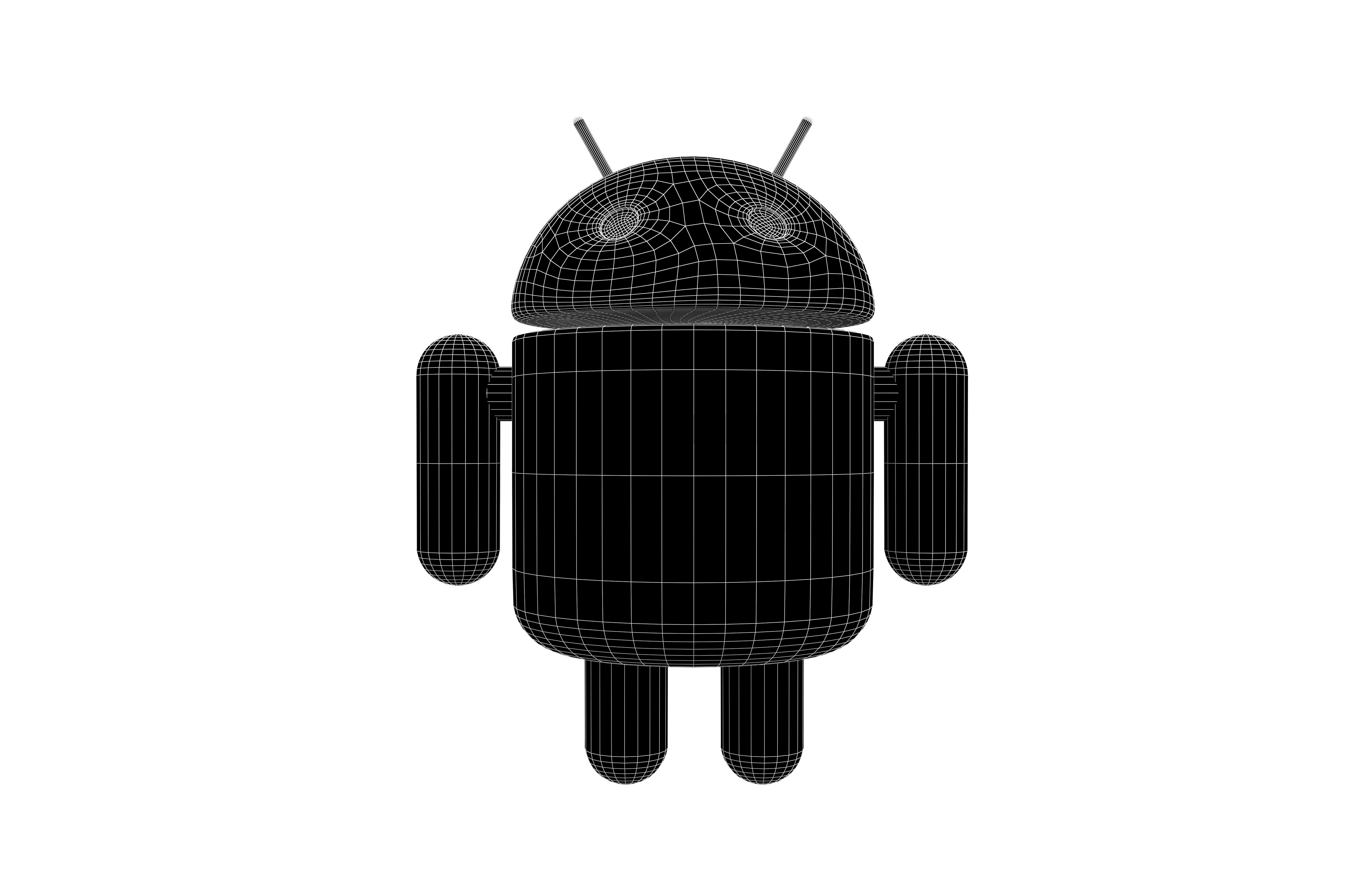 Android Robot v1 003 Free low-poly 3D model_5