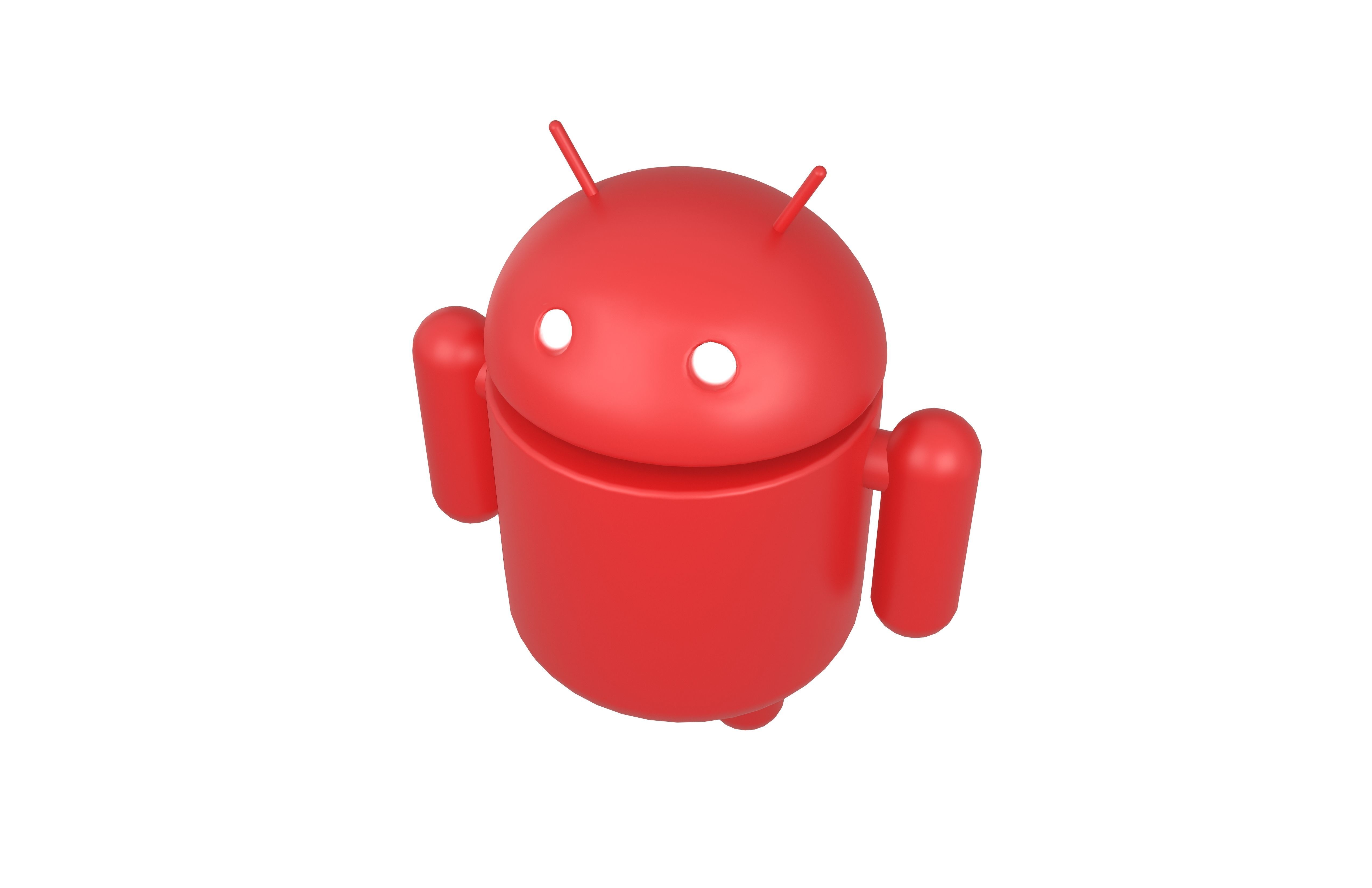 Android Robot v1 003 Free low-poly 3D model_1