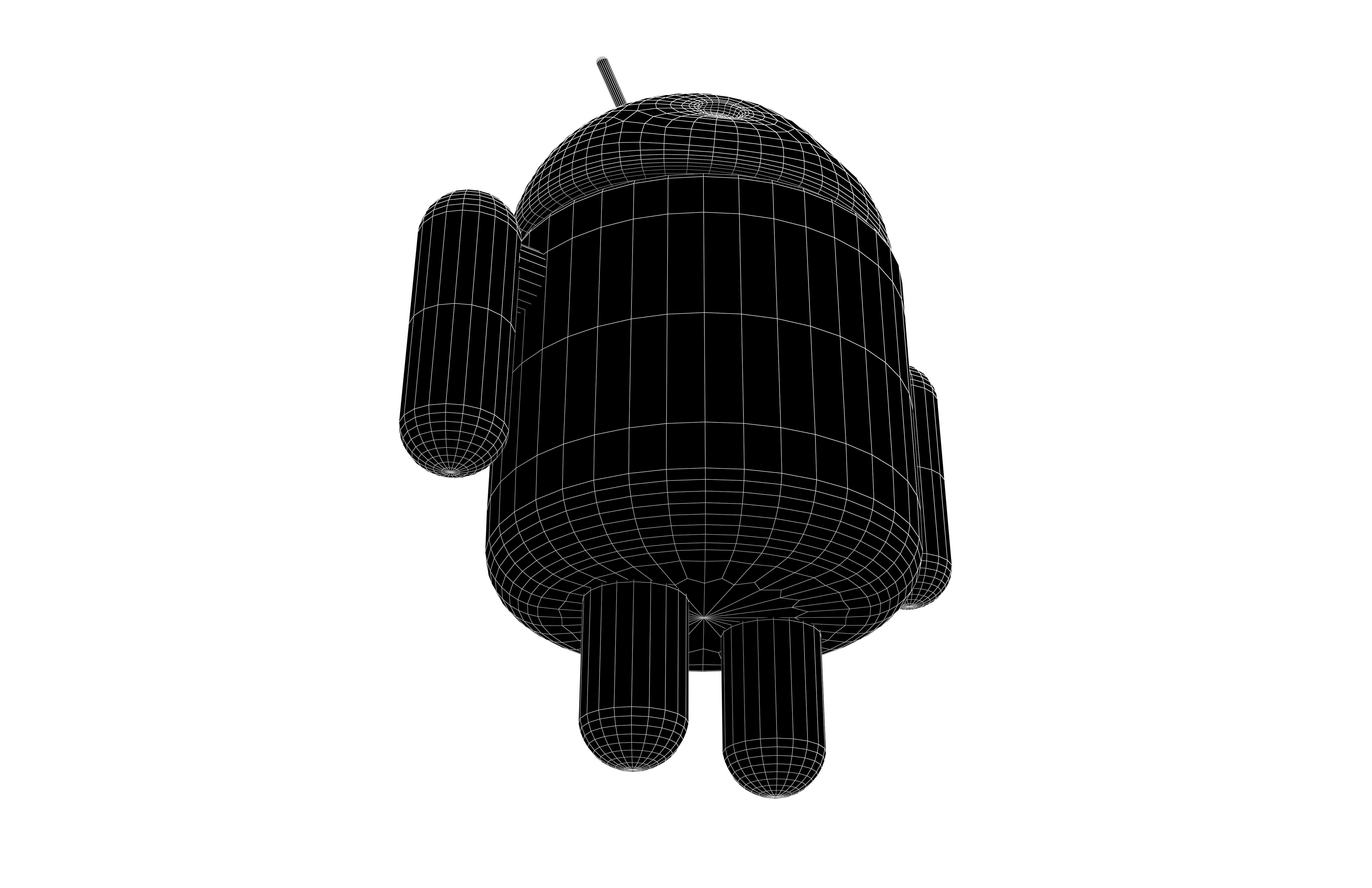 Android Robot v1 003 Free low-poly 3D model_7