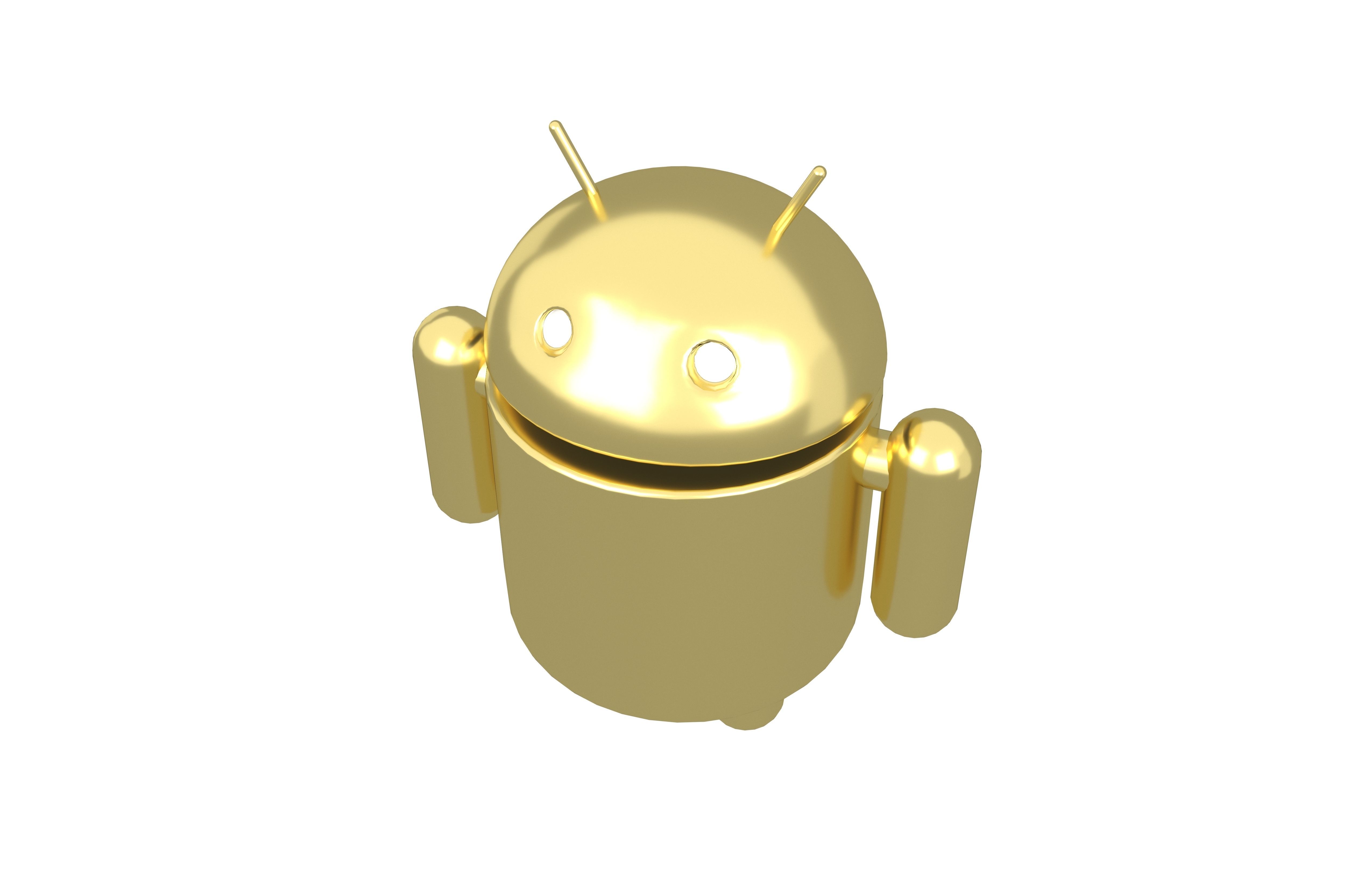 Android Robot v1 006 Free low-poly 3D model_3
