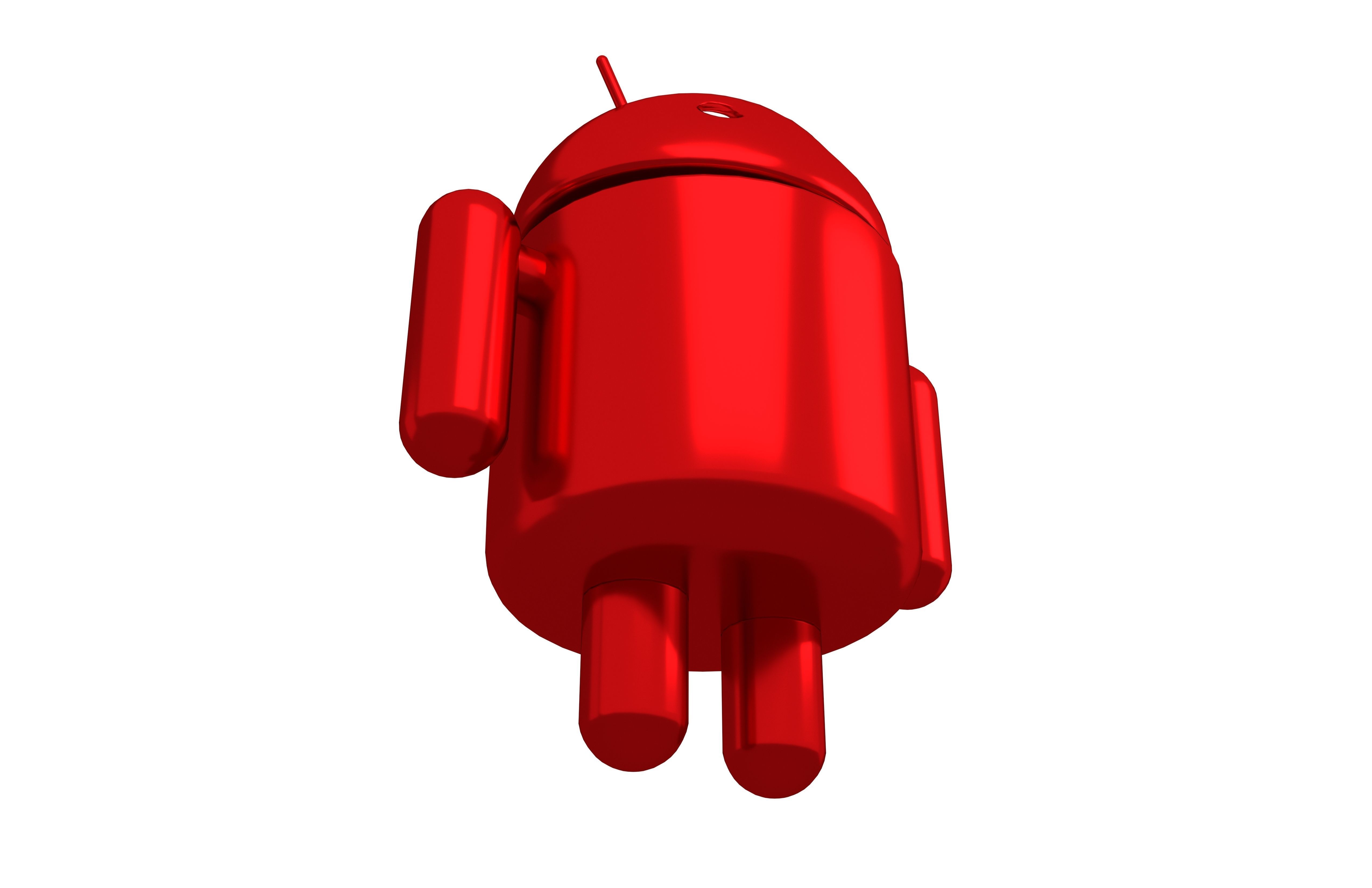 Android Robot v1 009 Free low-poly 3D model_3