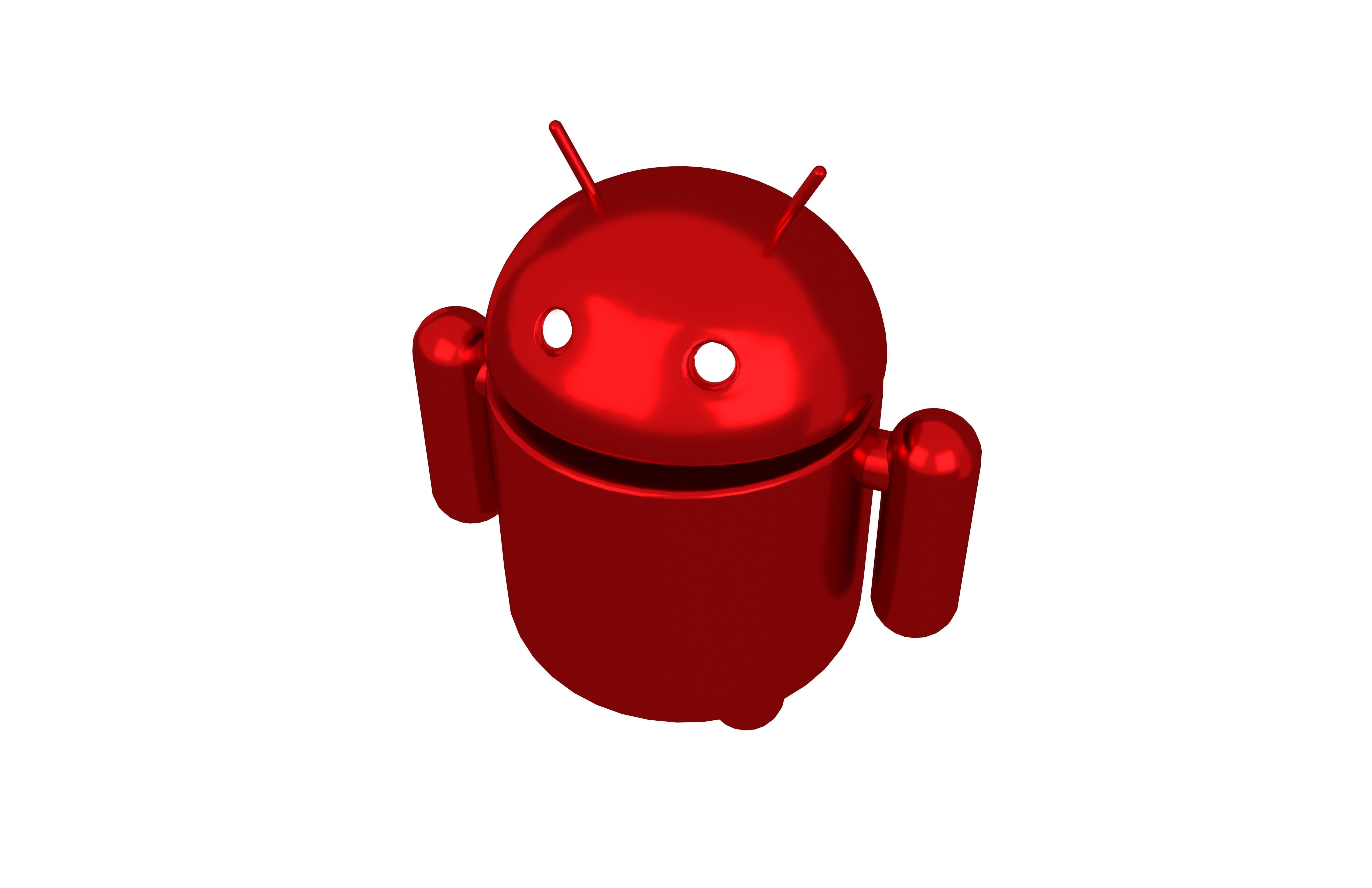 Android Robot v1 009 Free low-poly 3D model_2