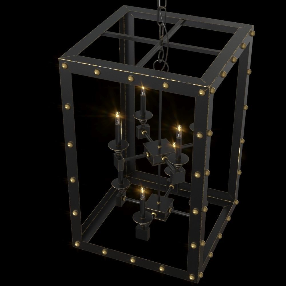 Wildwood Spartacus Chandelier 8 Lights 3D model_2