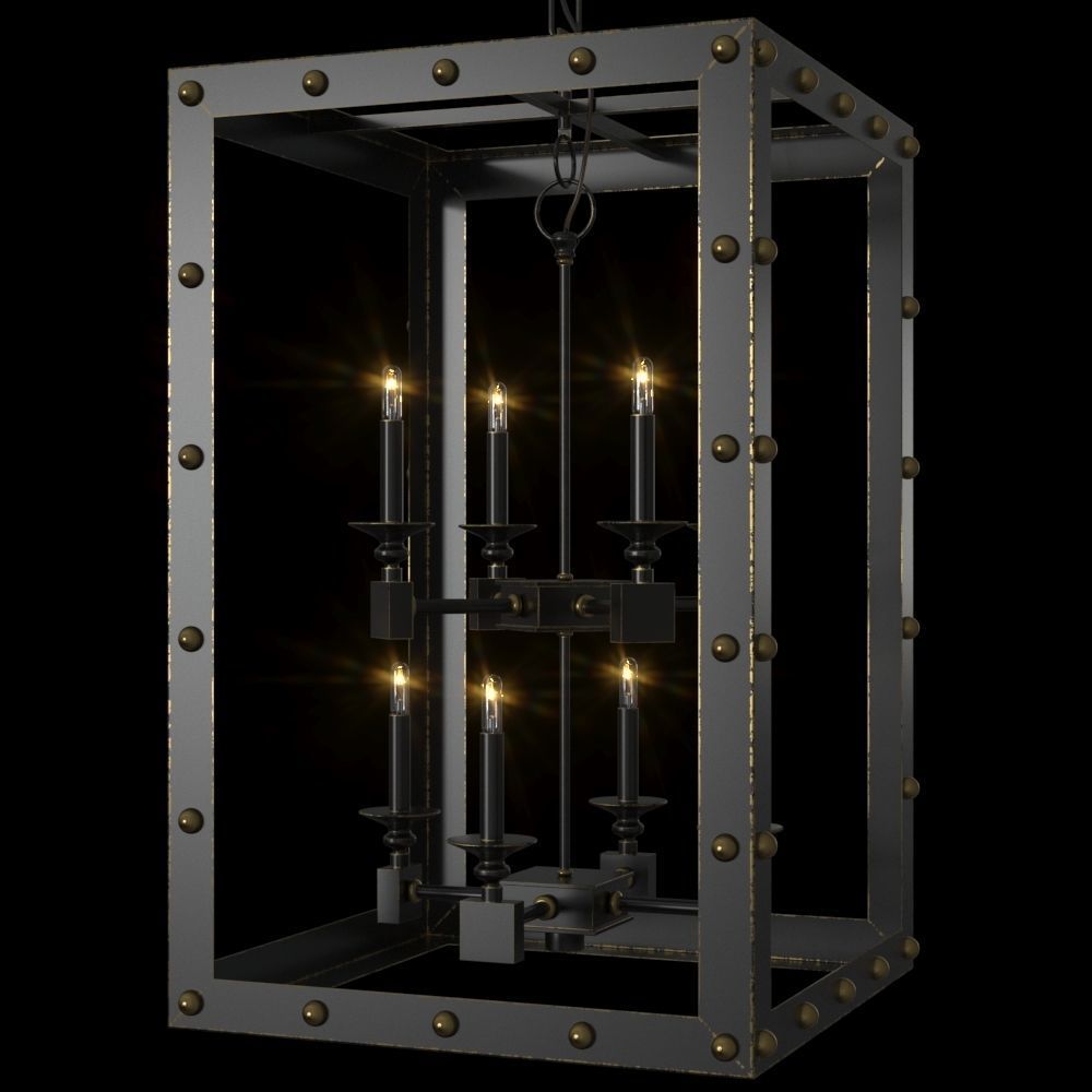 Wildwood Spartacus Chandelier 8 Lights 3D model_1