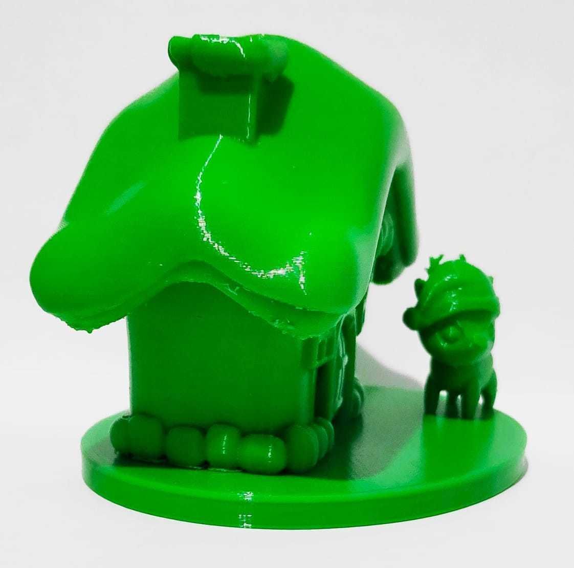 Christmas deer house 3D print model_4