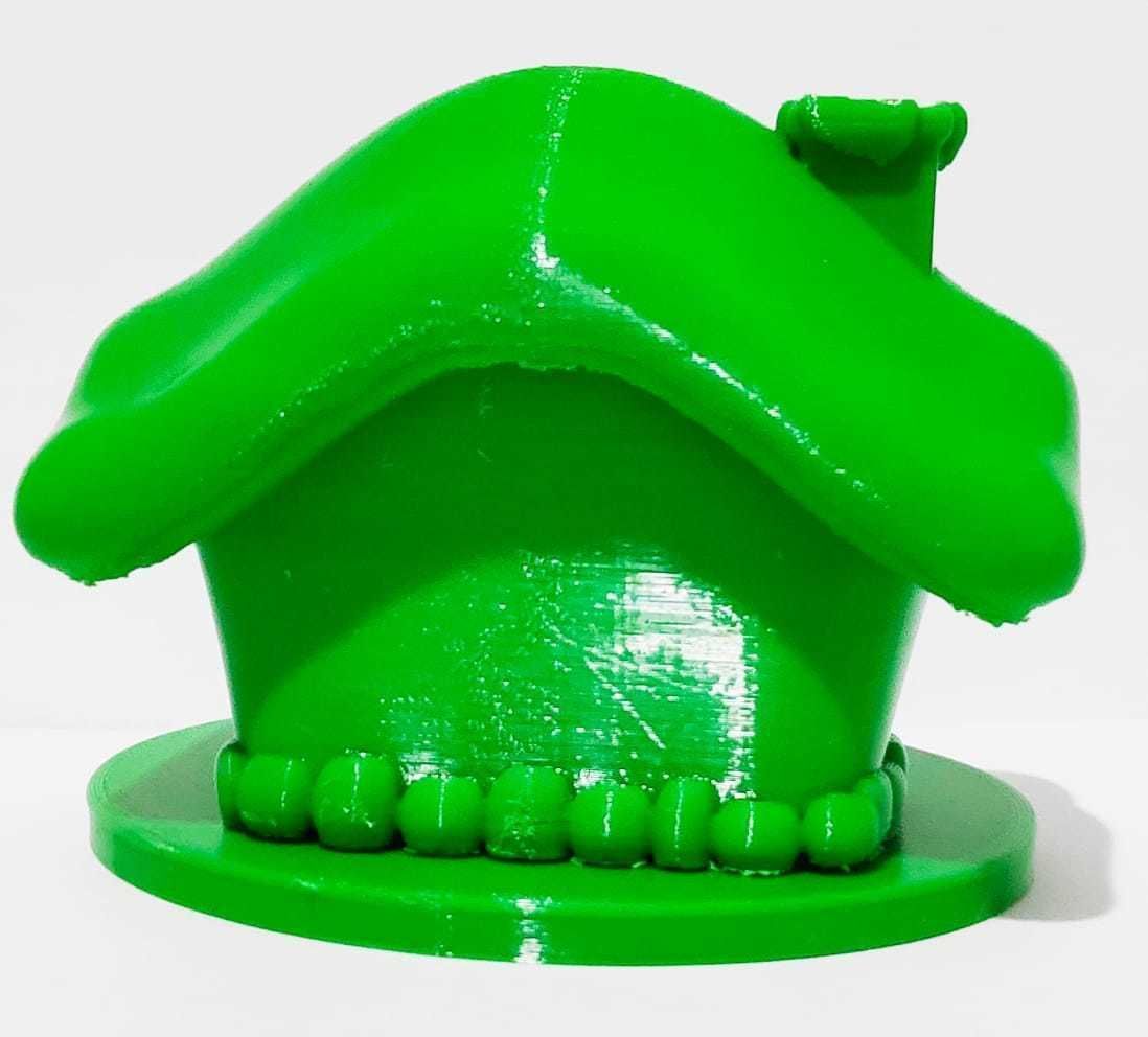 Christmas deer house 3D print model_5