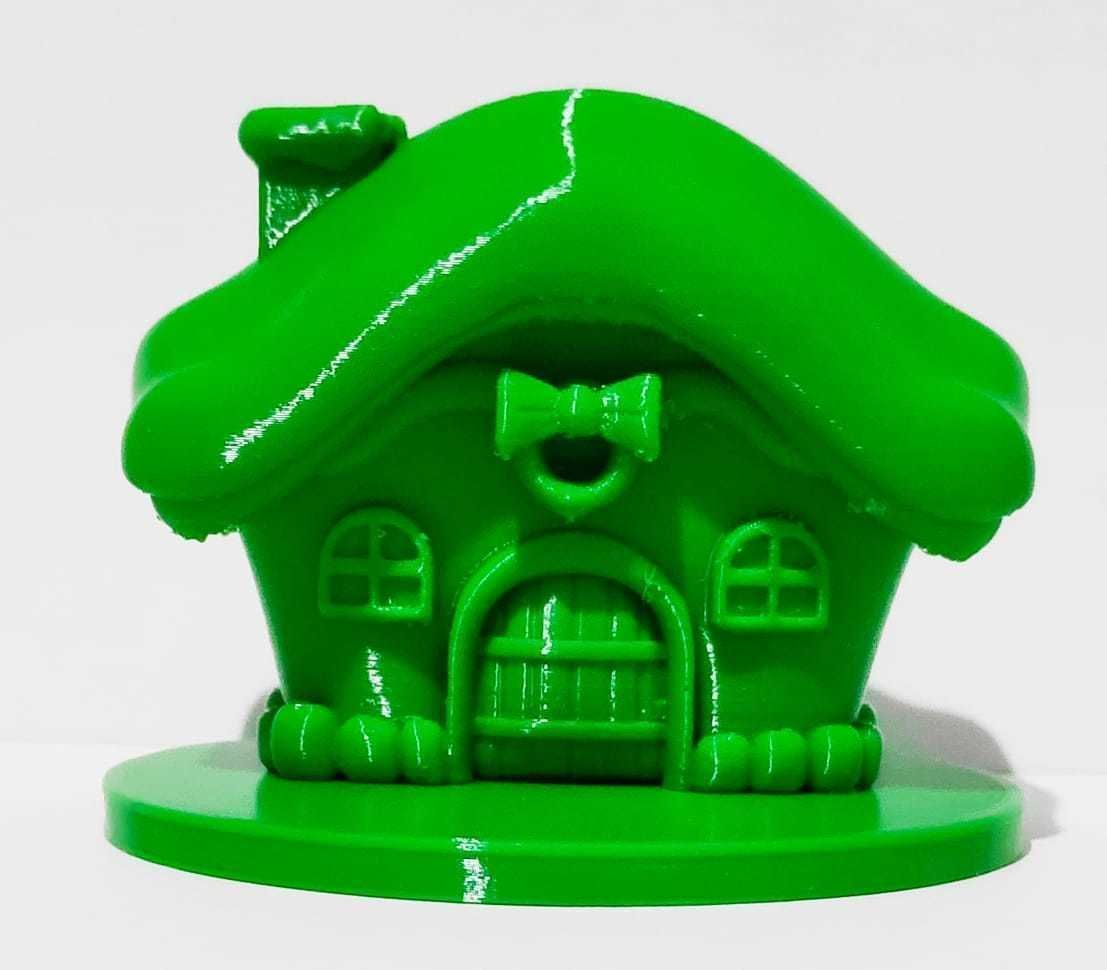 Christmas deer house 3D print model_2