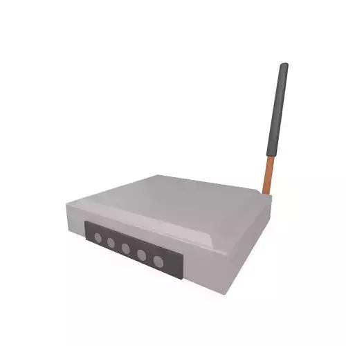 Cartoon Wifi Router v2 001