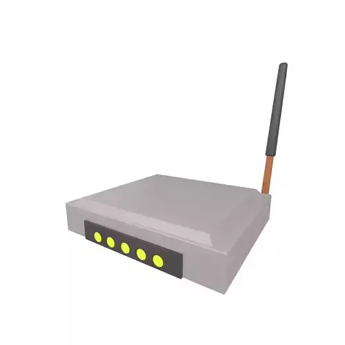 Cartoon Wifi Router v2 002