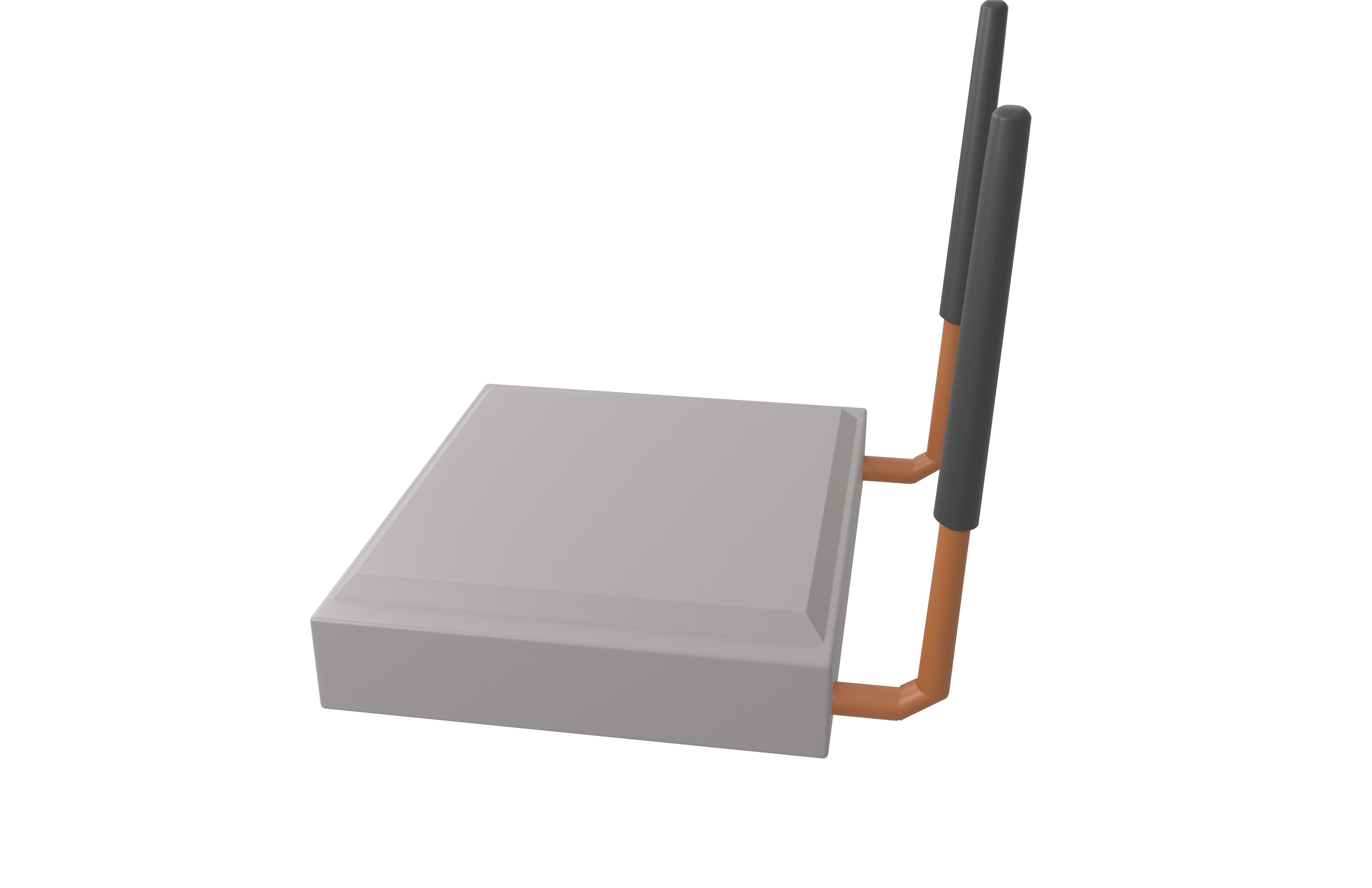 Cartoon Wifi Router v3 001 Low-poly 3D model_2