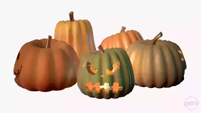 Jack-o-lanterns halloween pumpkins