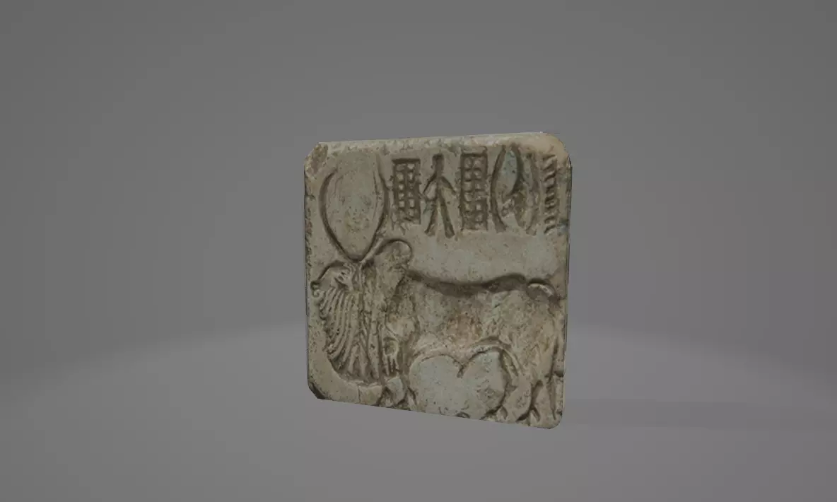 MOHENJODARO Seal Part 1 Free 3D model_0