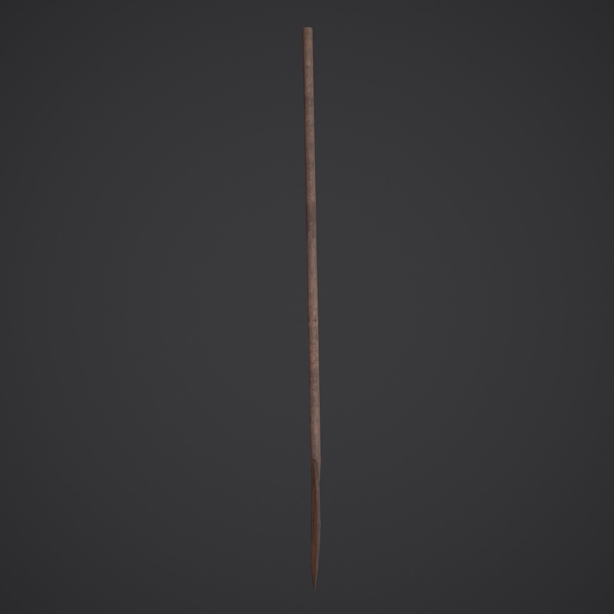 Medieval Bread Paddle Low-poly 3D model_7