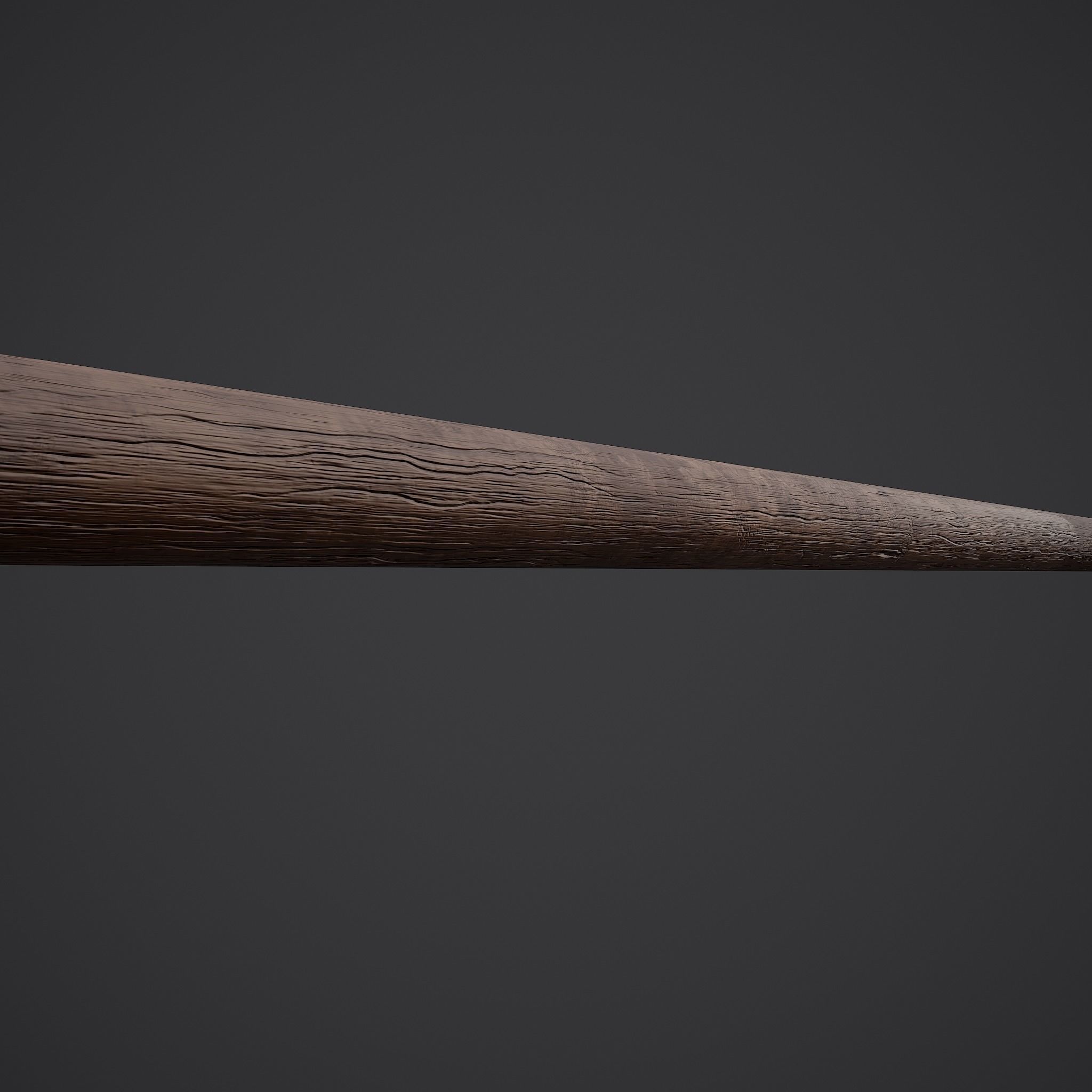 Medieval Bread Paddle Low-poly 3D model_14