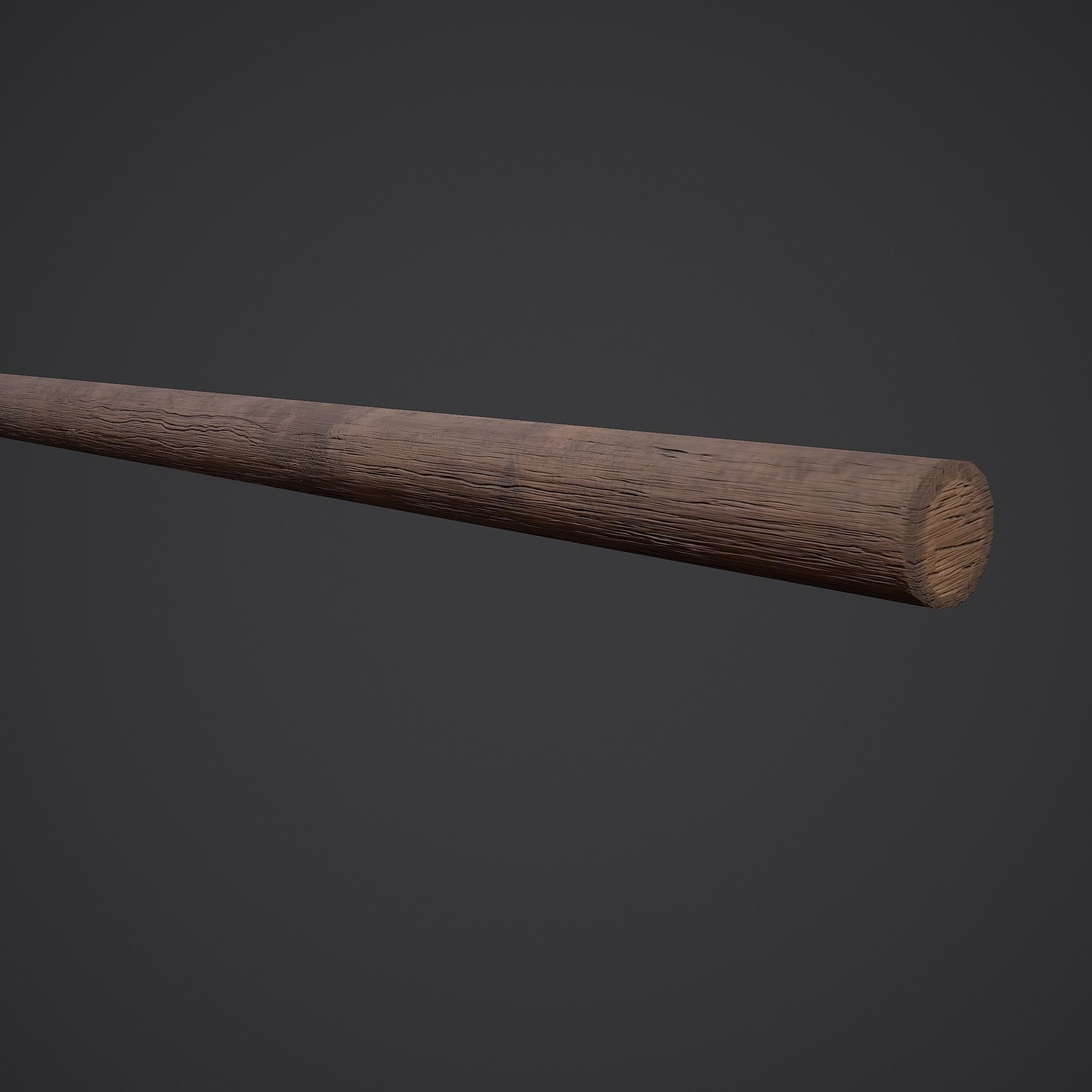 Medieval Bread Paddle Low-poly 3D model_15