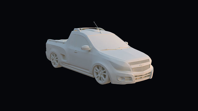 Chevrolet Montana  3D print model
