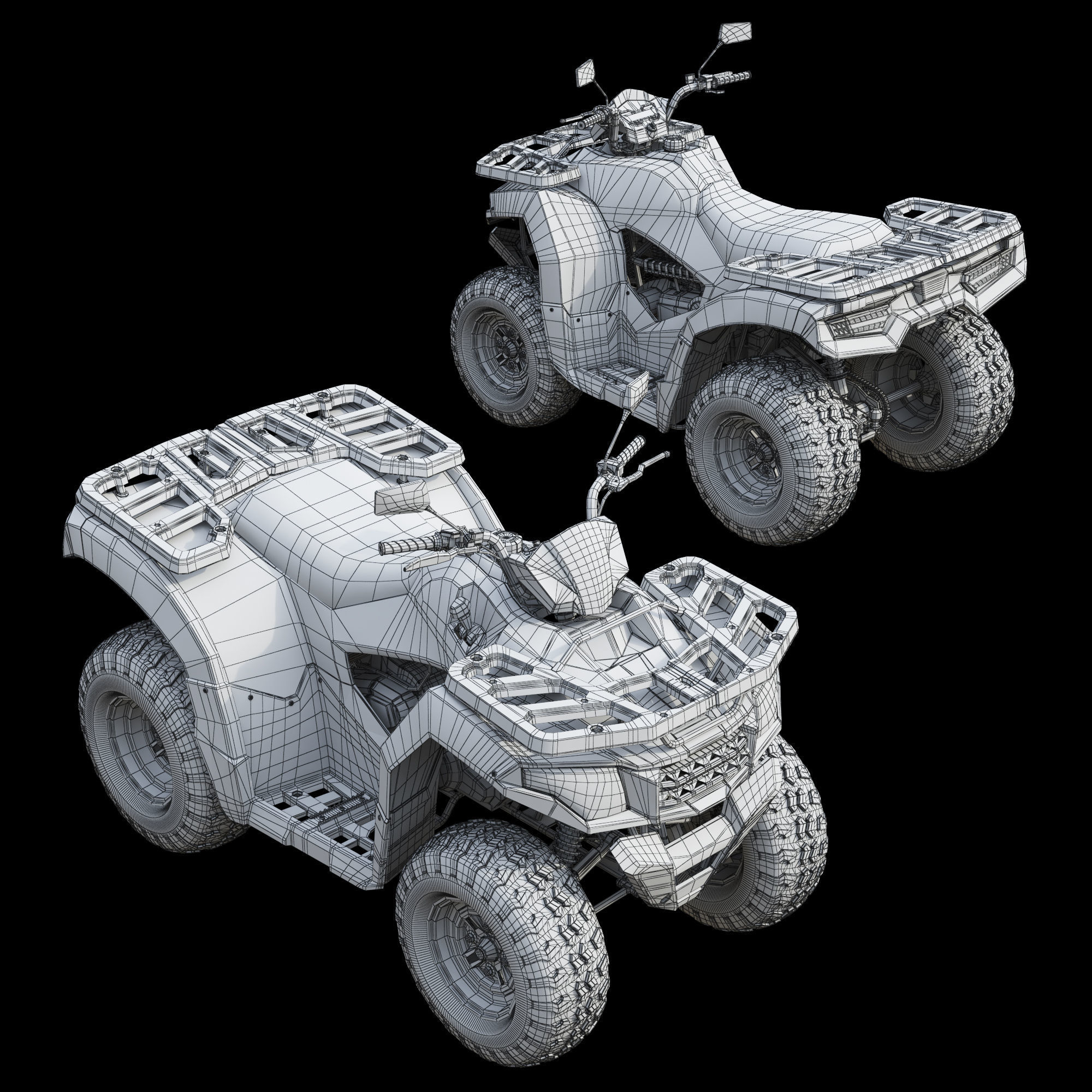  ATV Wels Bison 3D model_6