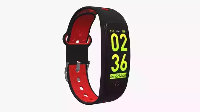 Smart watch 01 closed 3D model