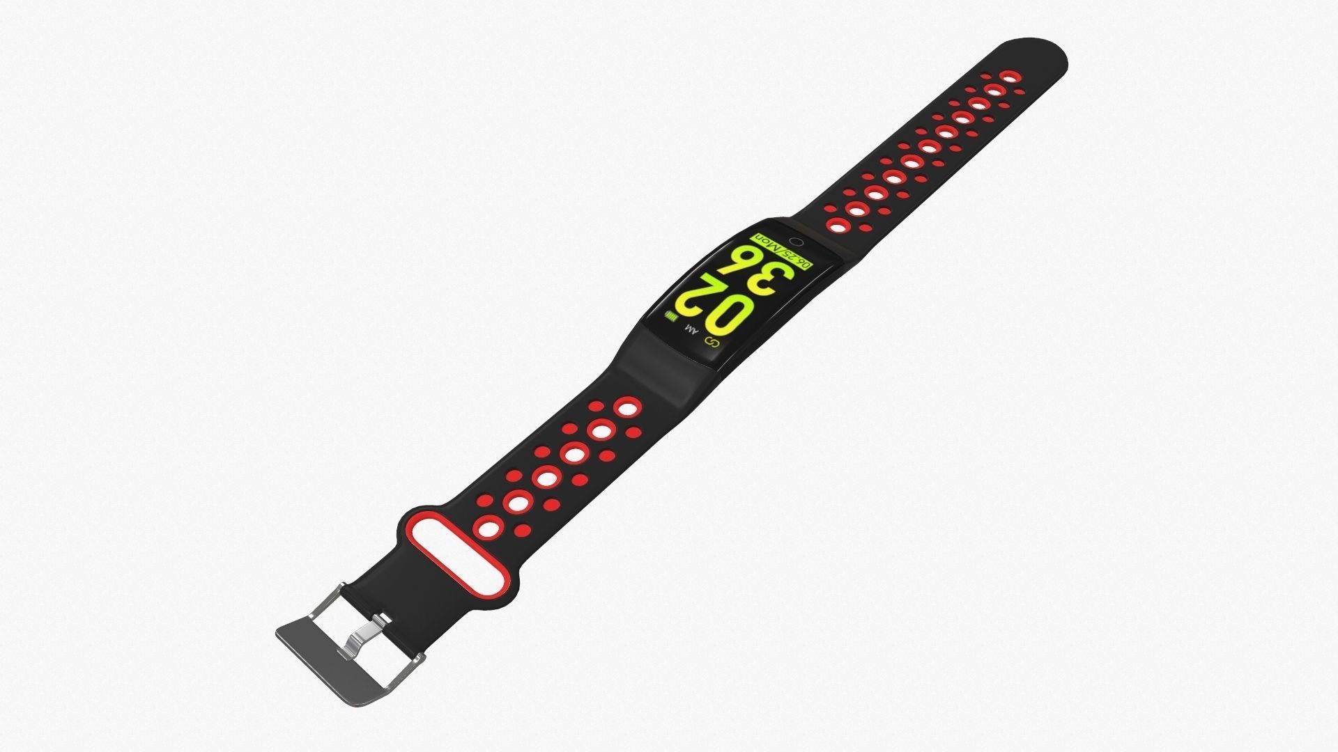 Smart watch 01 open 3D model_1