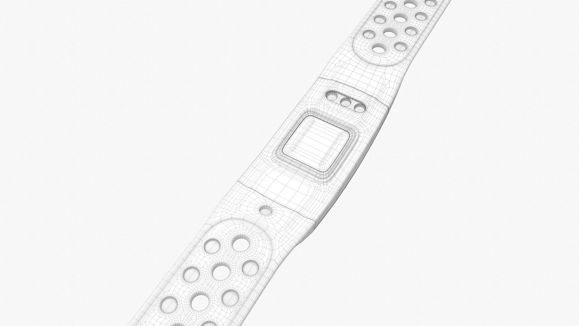 Smart watch 01 open 3D model_13