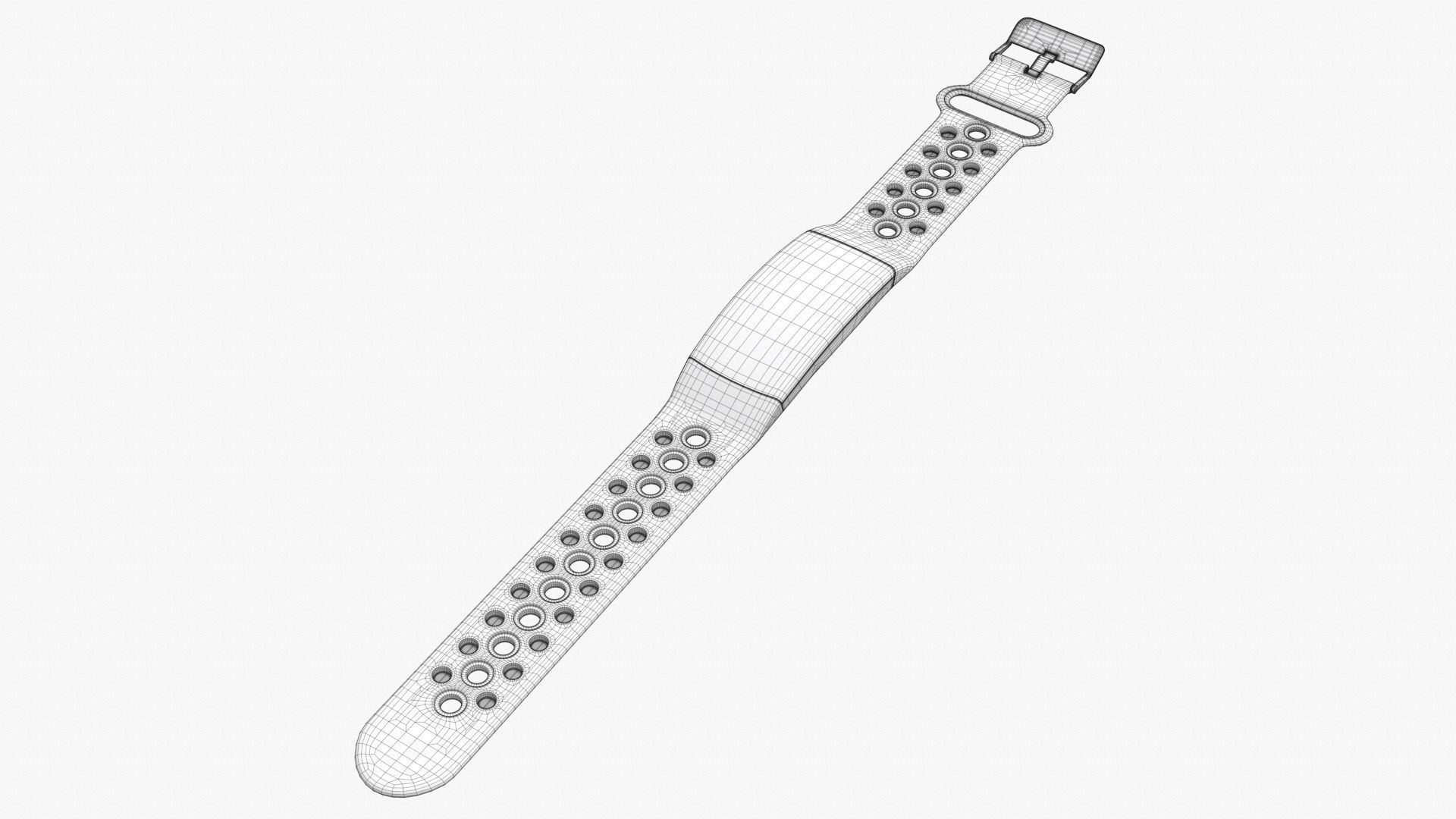 Smart watch 01 open 3D model_8