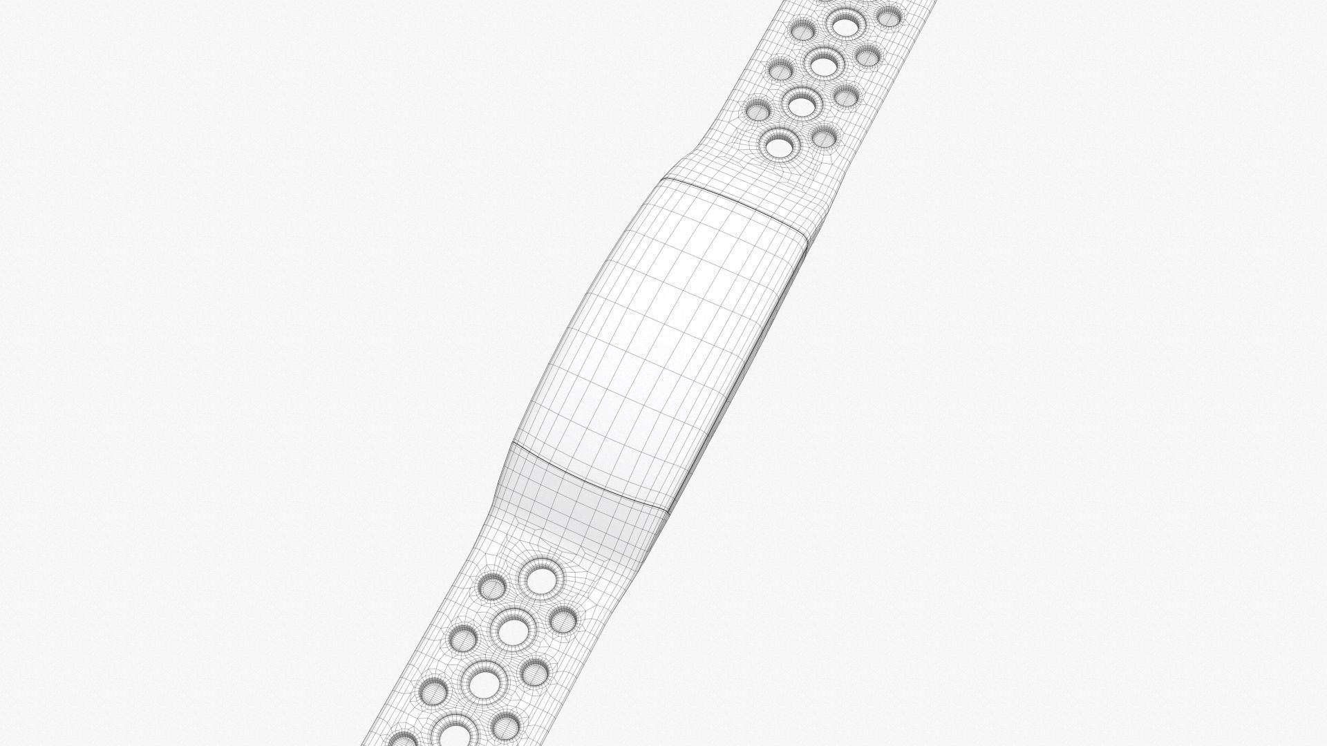 Smart watch 01 open 3D model_10