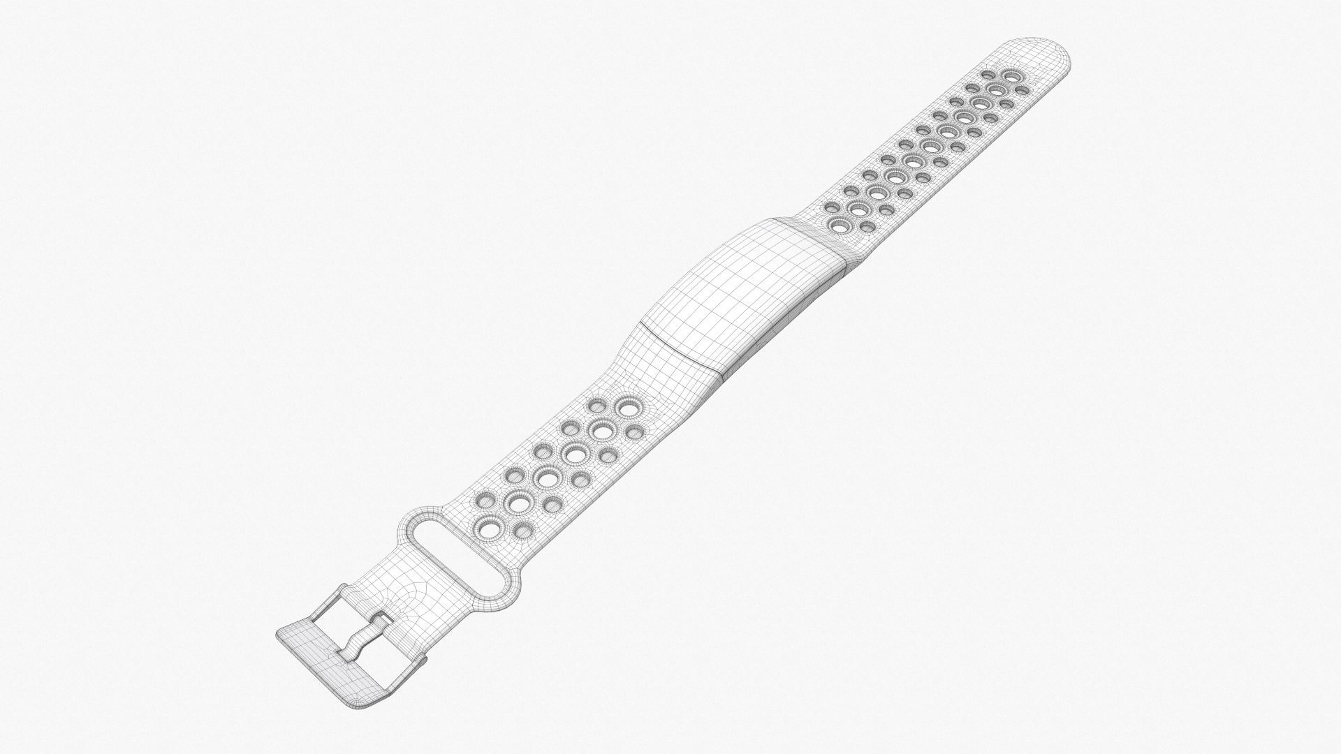 Smart watch 01 open 3D model_9