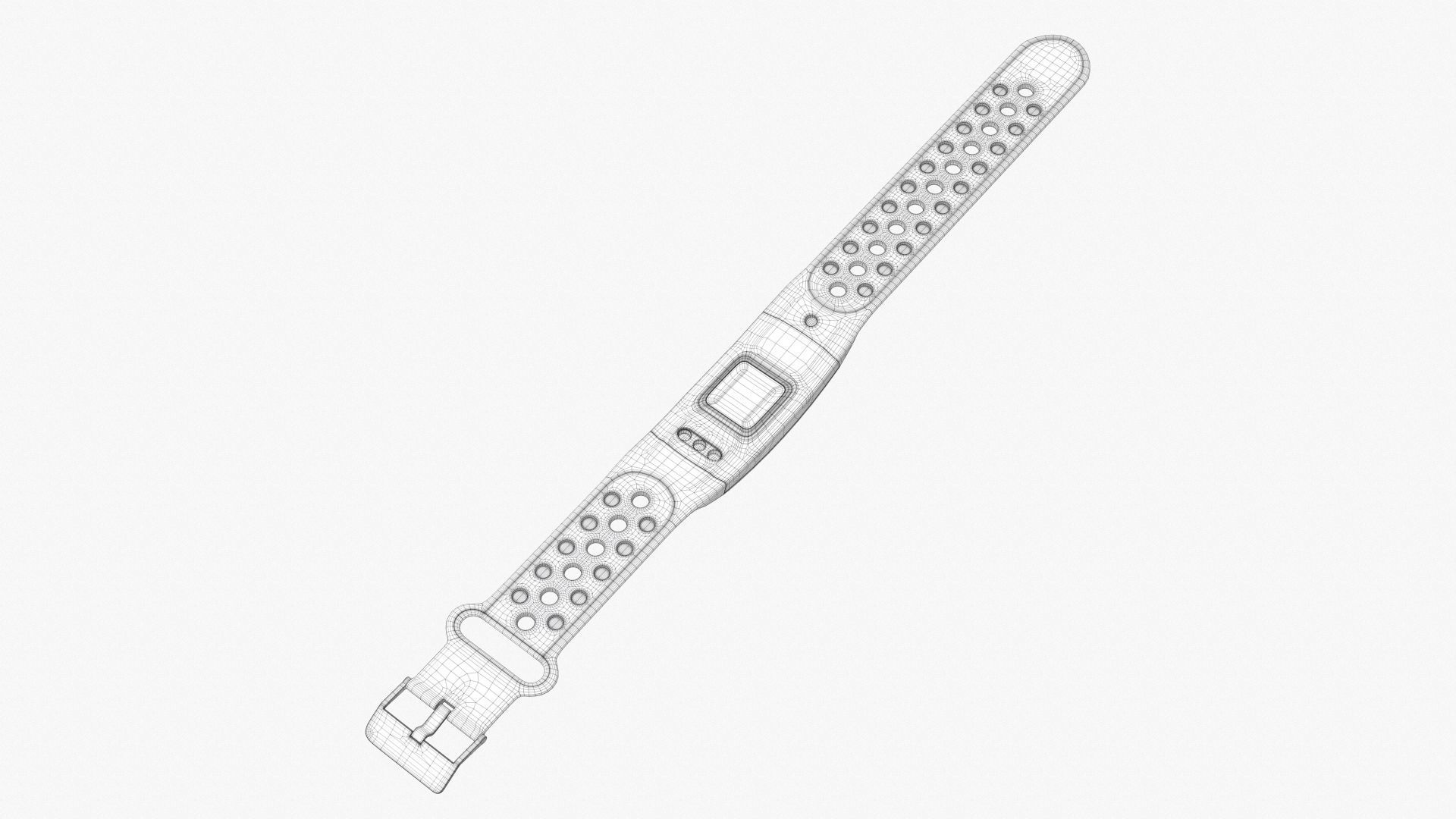 Smart watch 01 open 3D model_14