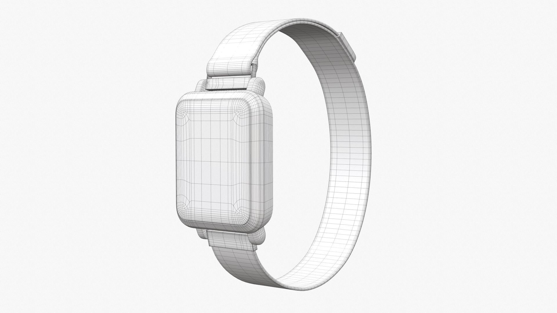 Smart watch 02 closed 3D model_13
