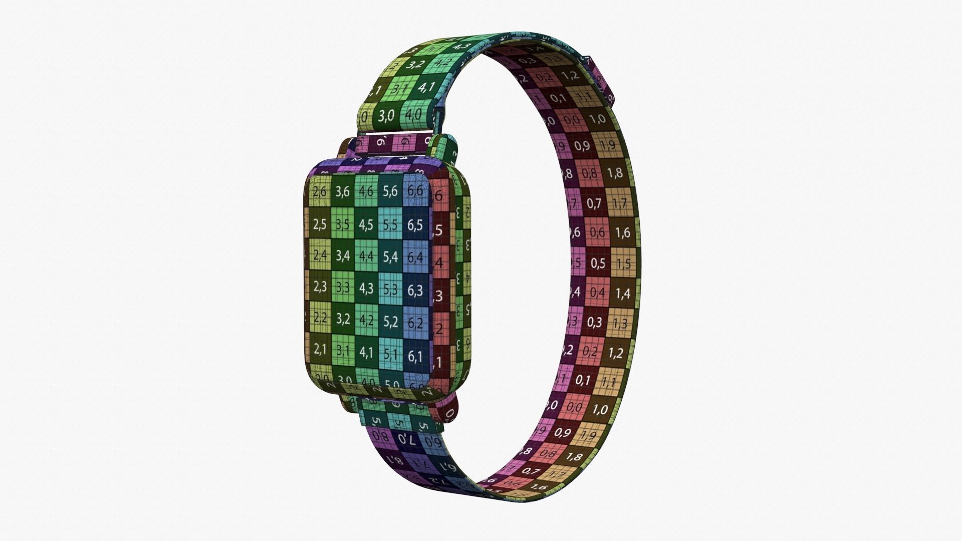 Smart watch 02 closed 3D model_21