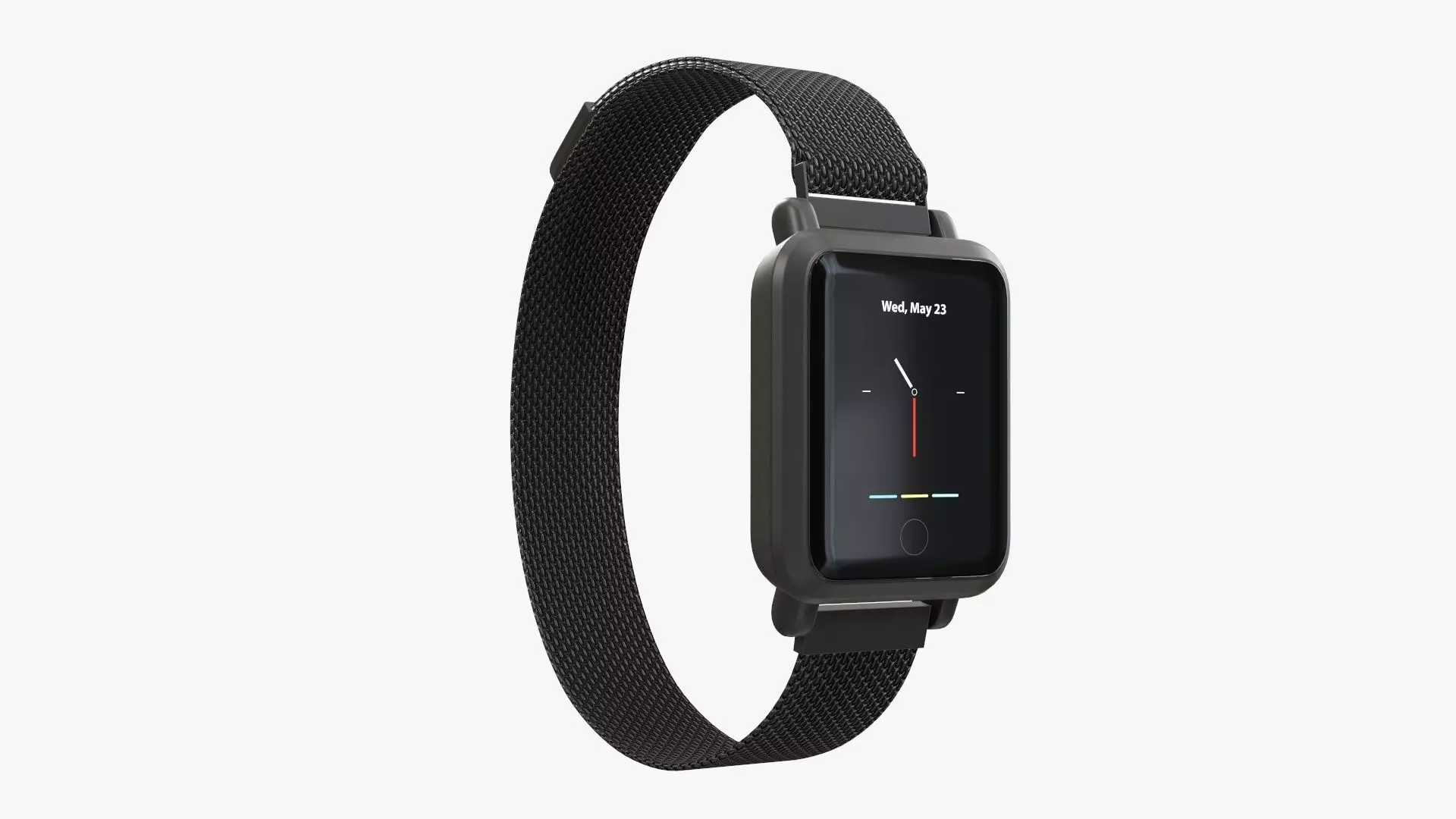 Smart watch 02 closed 3D model_0