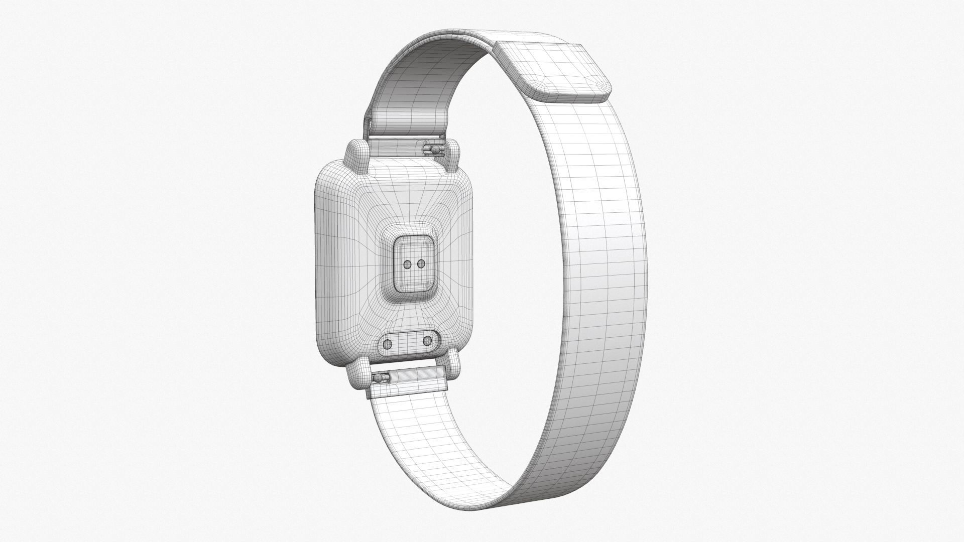 Smart watch 02 closed 3D model_12