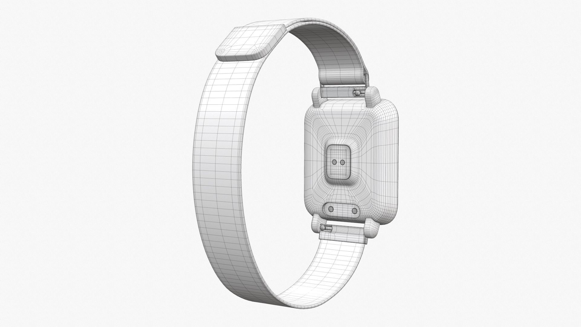 Smart watch 02 closed 3D model_10