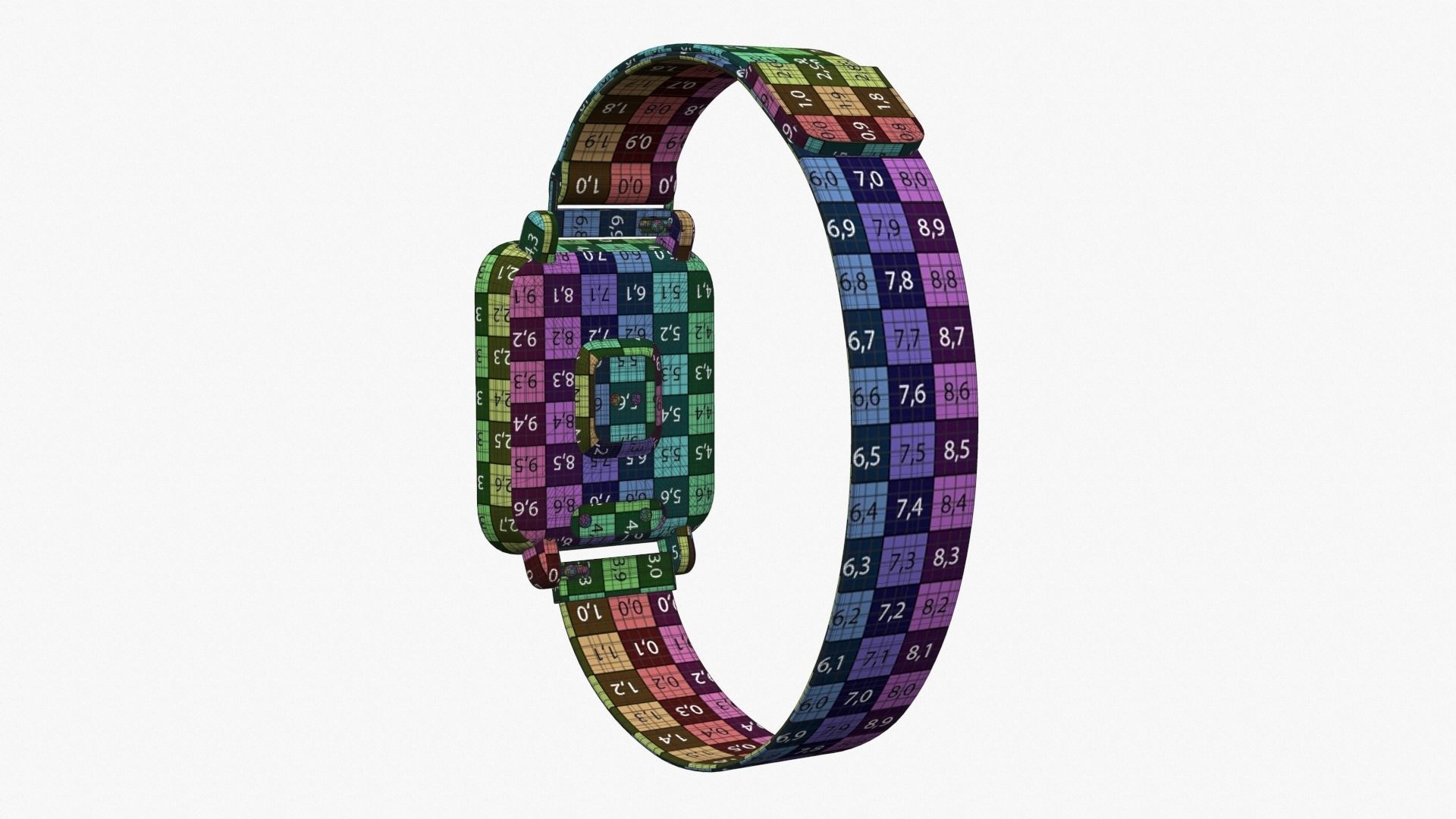 Smart watch 02 closed 3D model_20