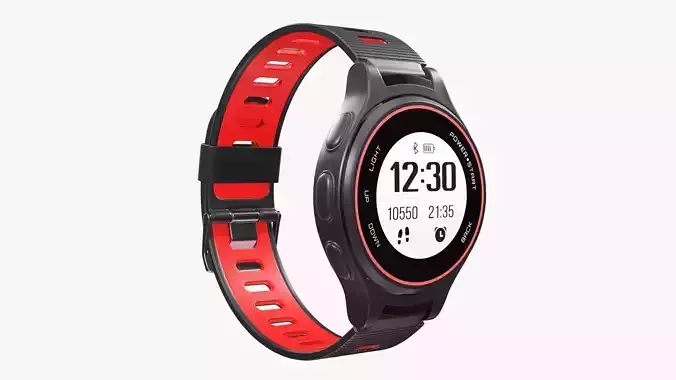 Smart watch 03 closed 3D model