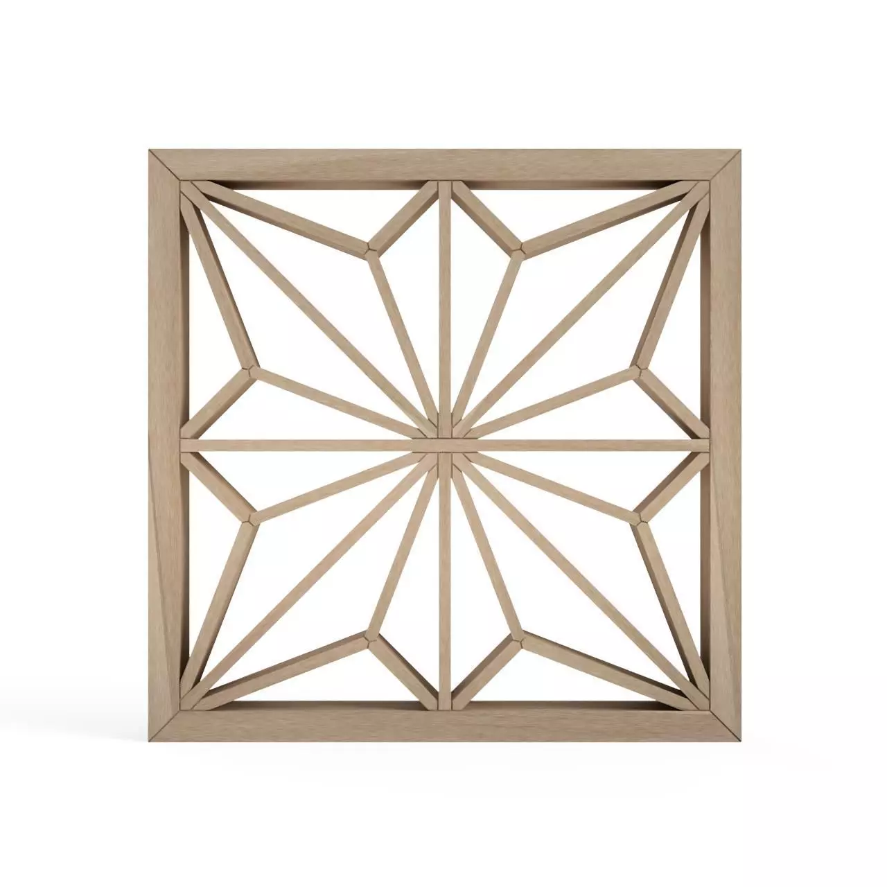 Maganeasanoha wooden frame with geometric design 3D print model_0