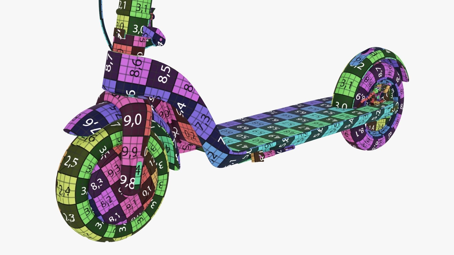 Scooter electric 01 3D model_26