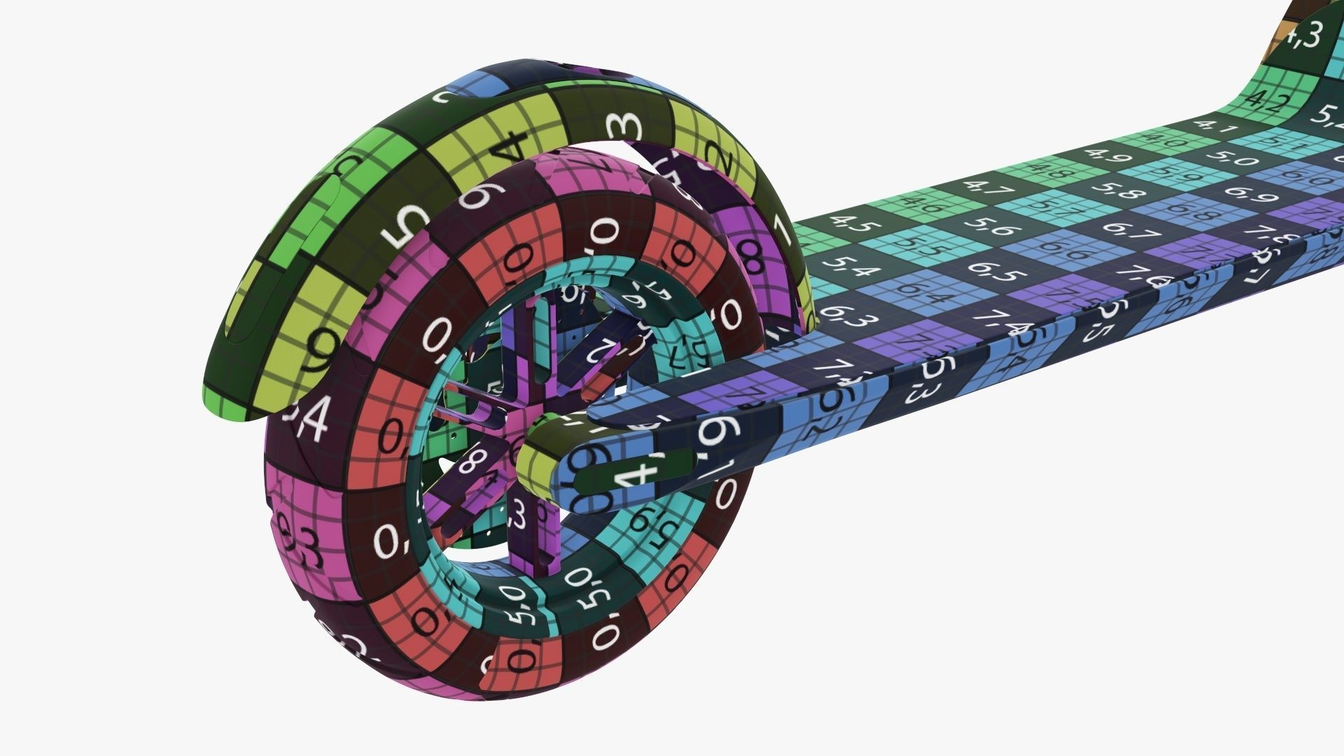 Scooter electric 01 3D model_29