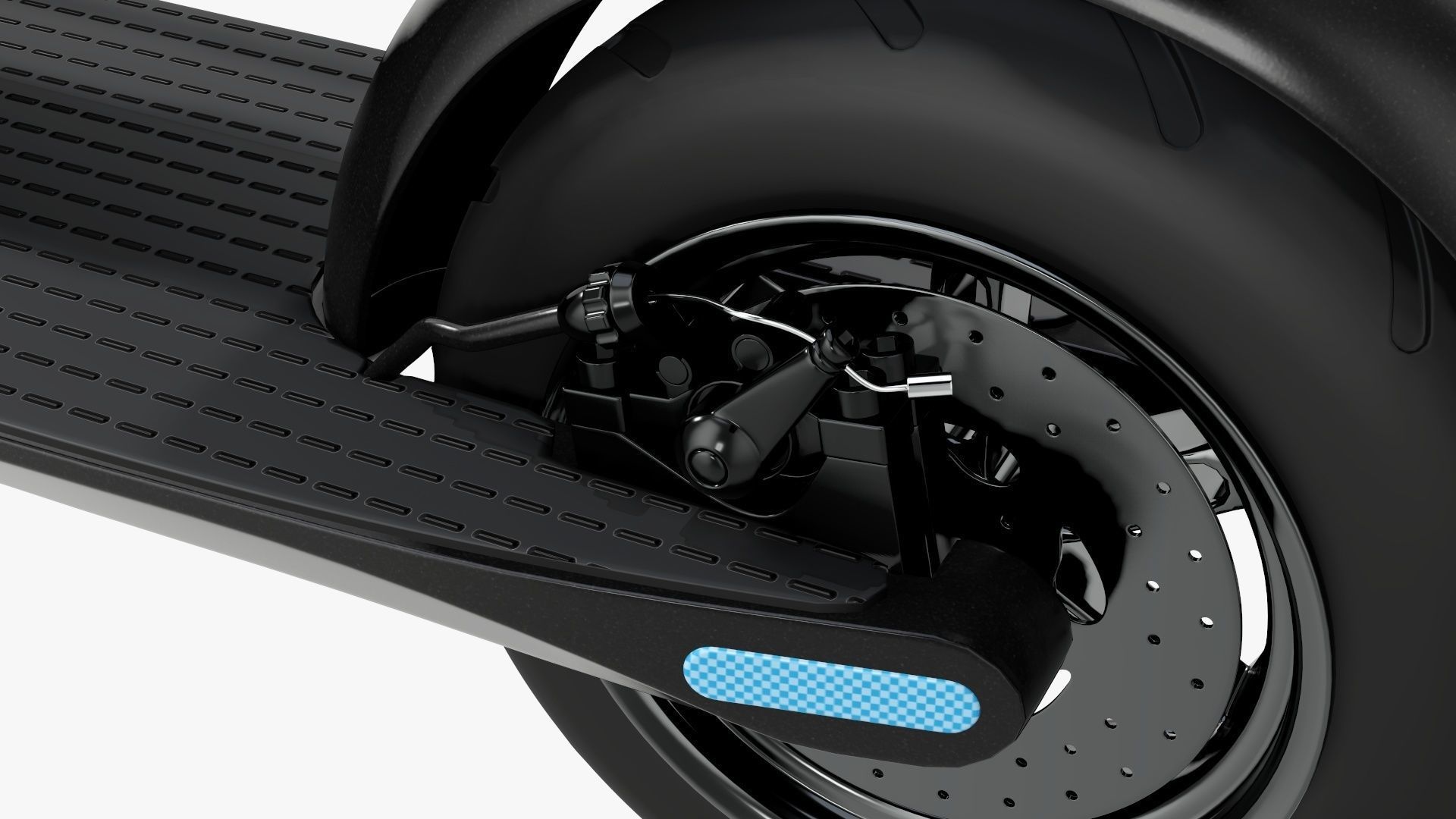 Scooter electric 01 folded 3D model_7