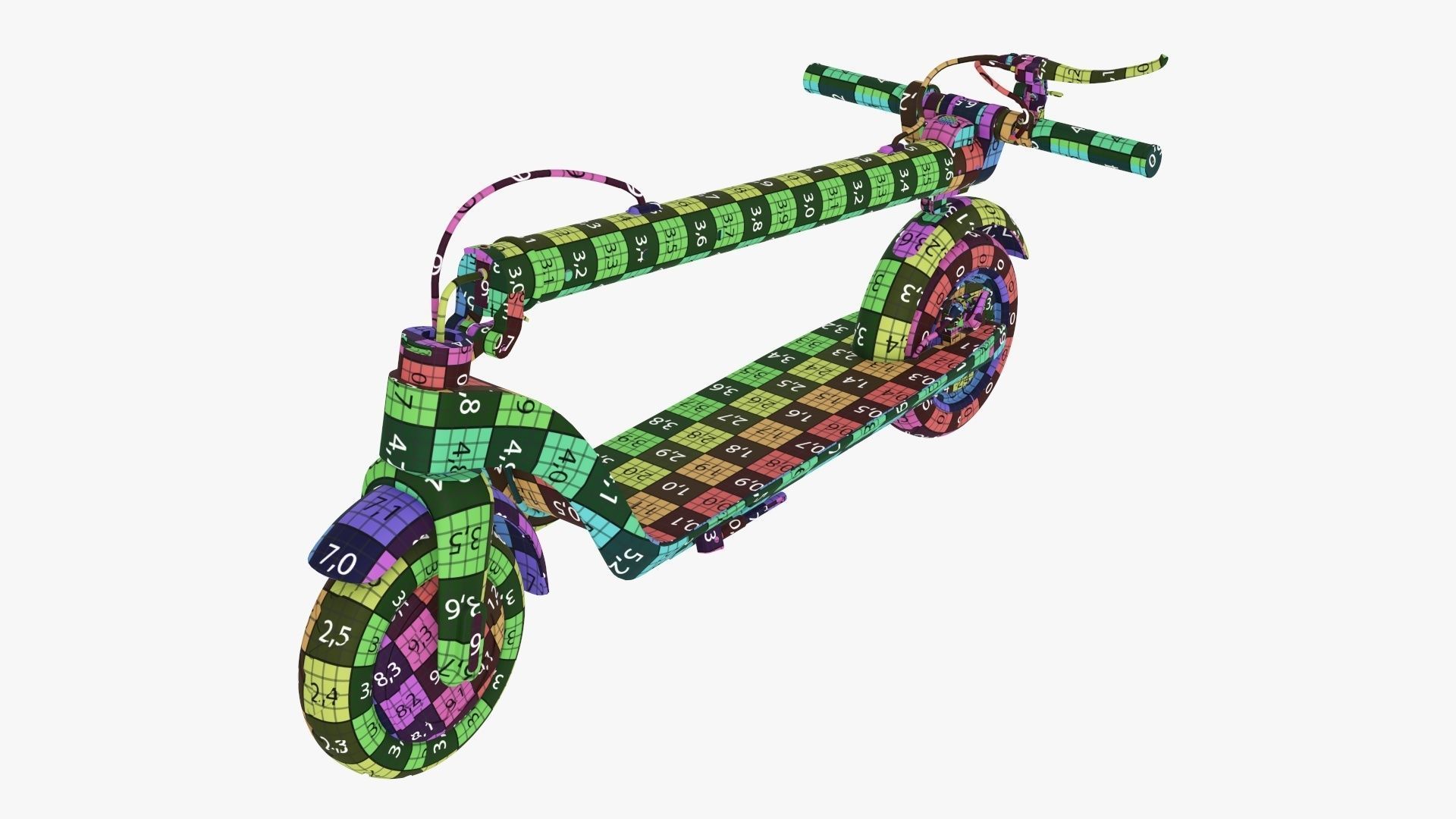 Scooter electric 01 folded 3D model_22