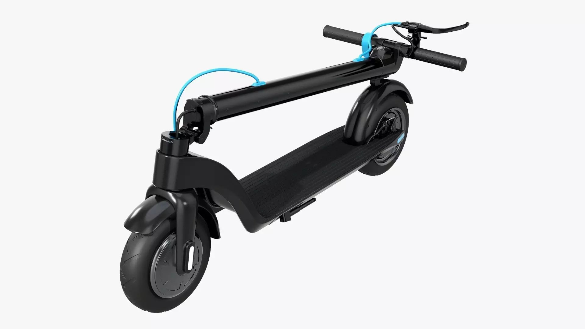 Scooter electric 01 folded 3D model_0